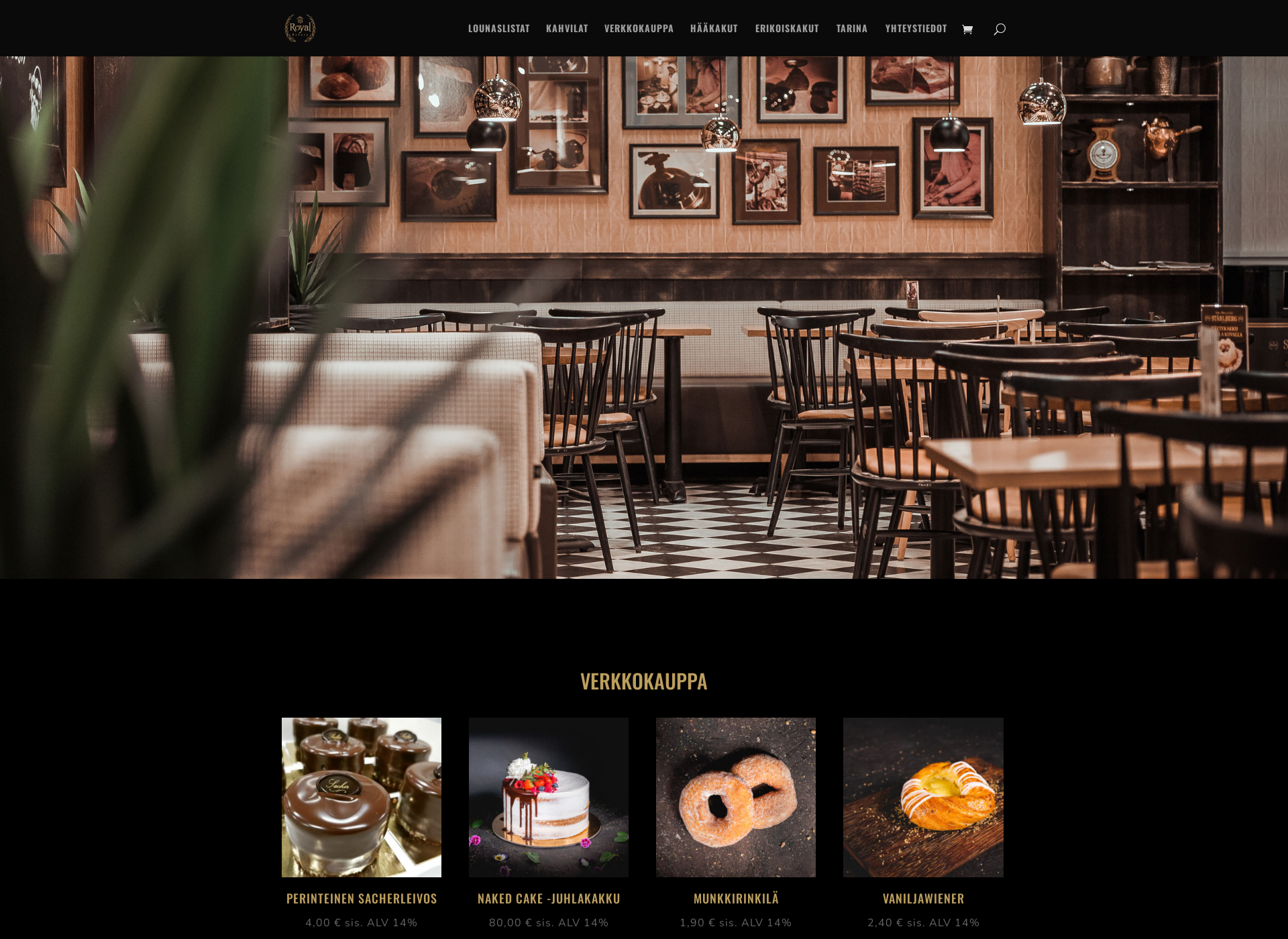 Screenshot for bakery.fi