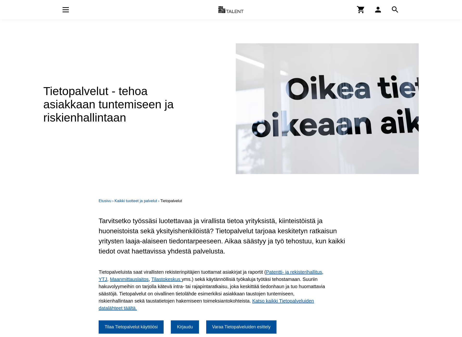 Skärmdump för balanceconsulting.fi