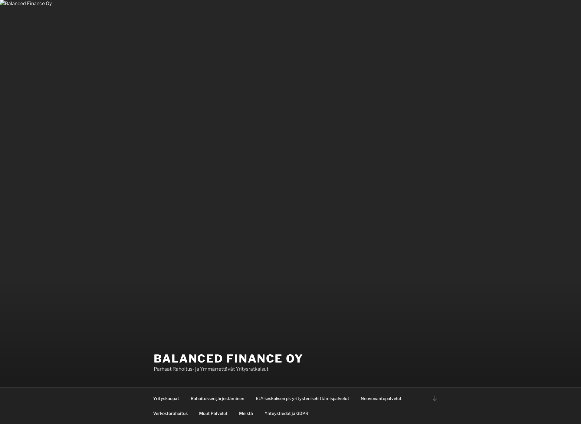 Screenshot for balancedfinance.fi