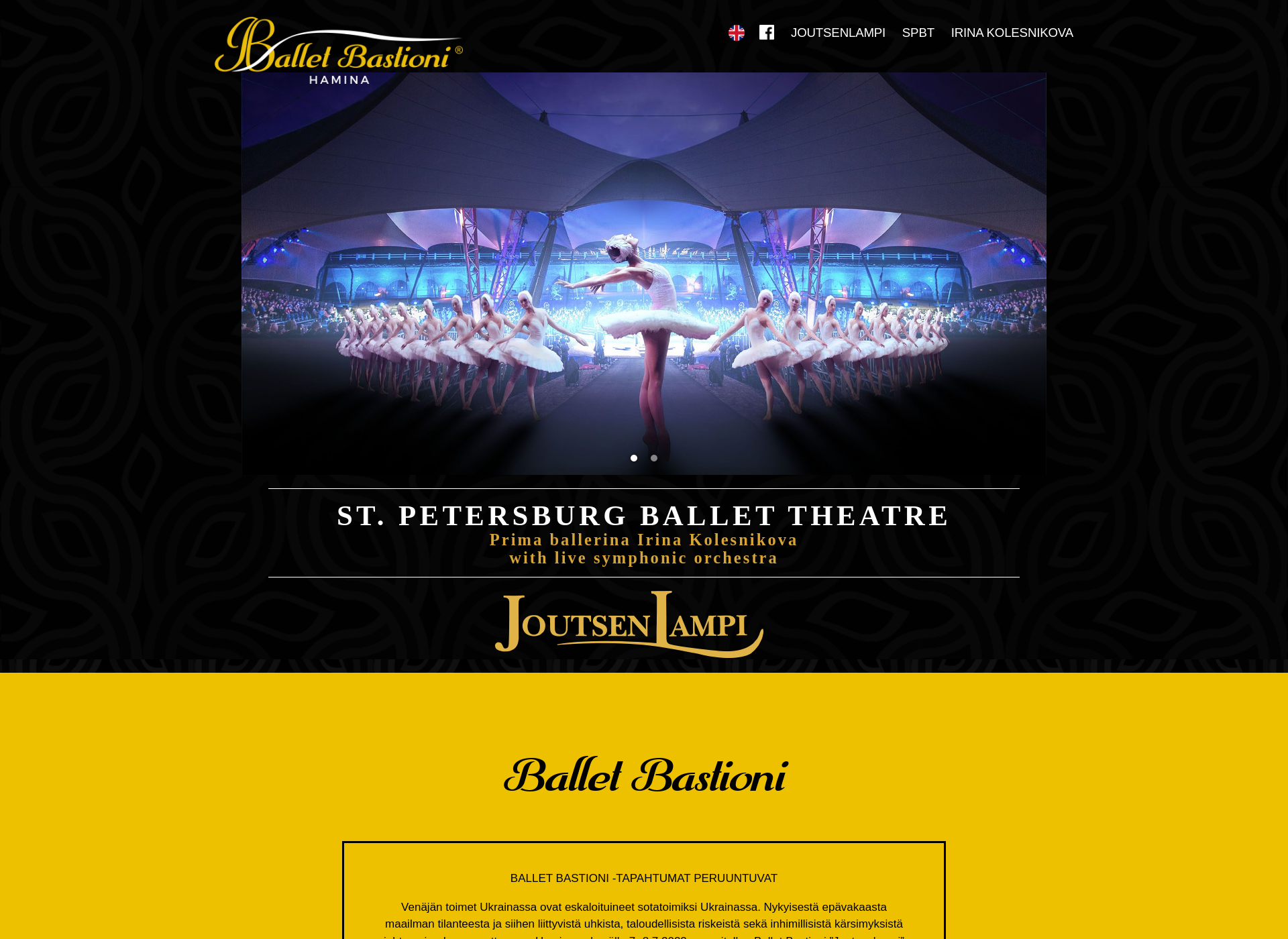 Screenshot for balletbastioni.fi