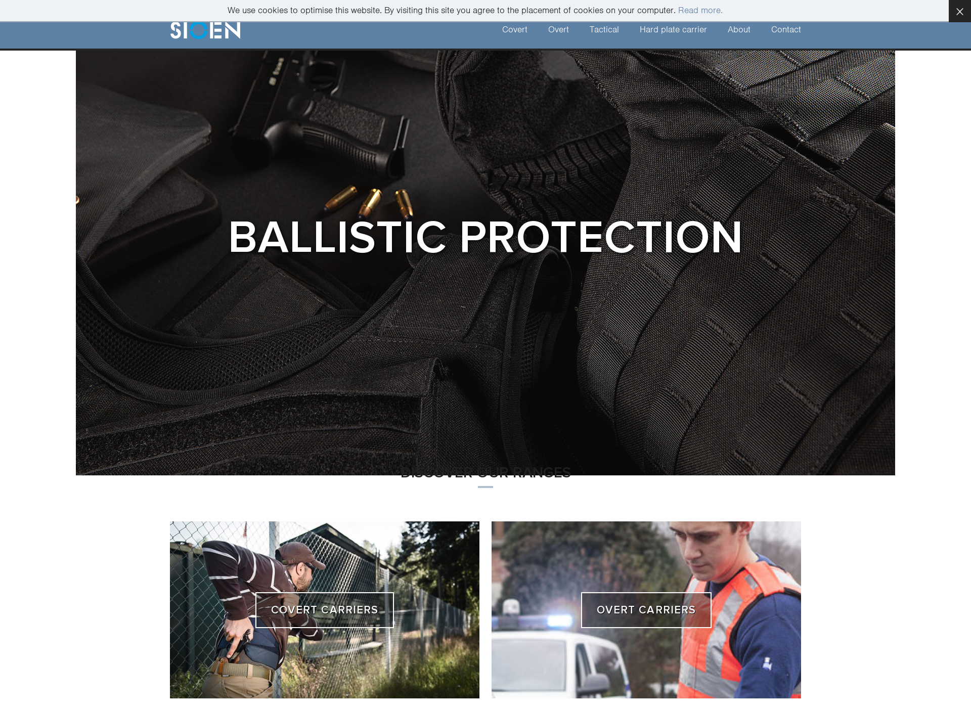 Screenshot for ballisticprotection.fi