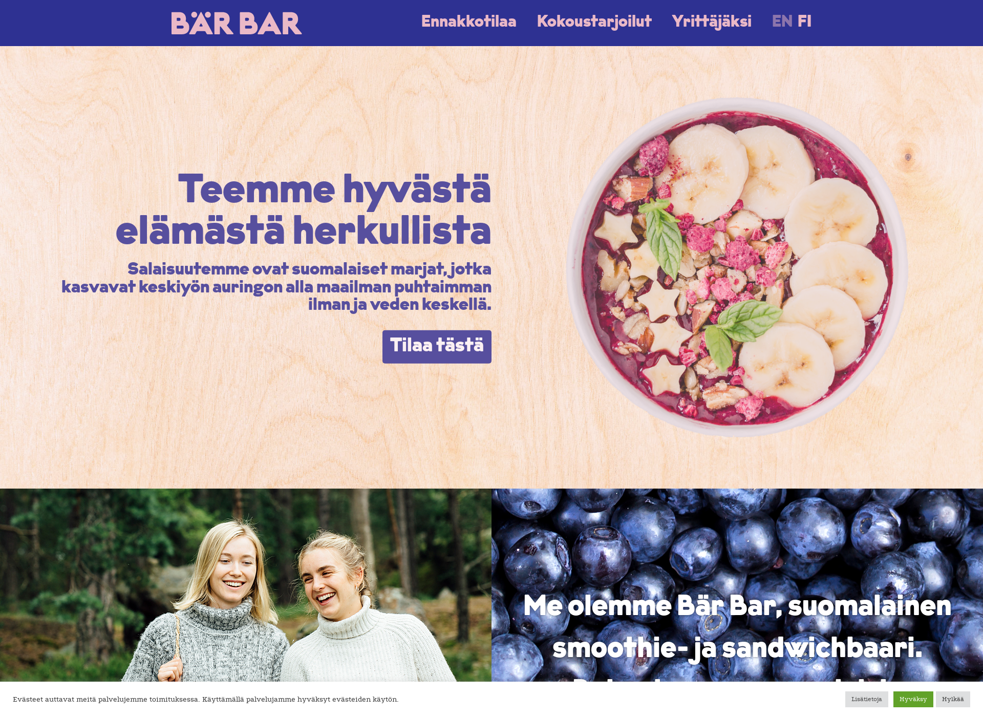 Skärmdump för barbar.fi