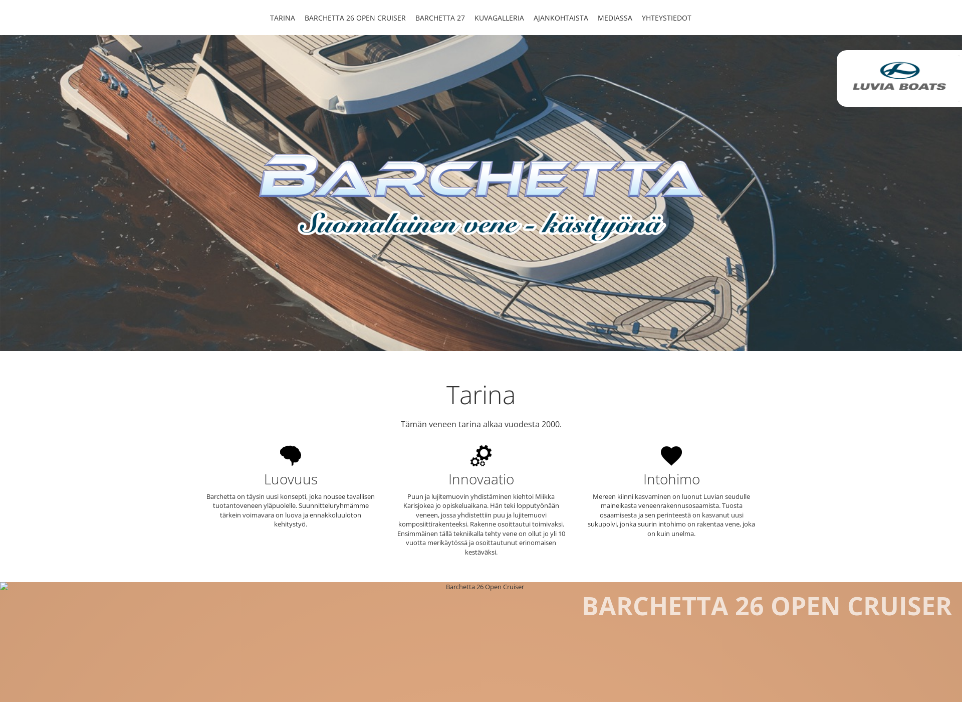 Screenshot for barchetta.fi