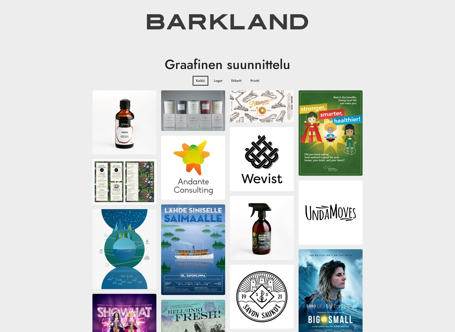 Screenshot for barkland.fi