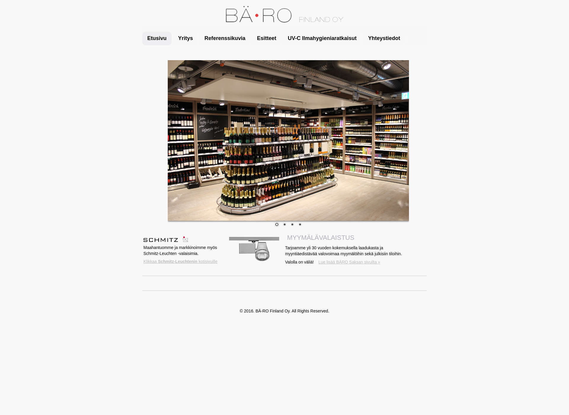 Skärmdump för baro.fi