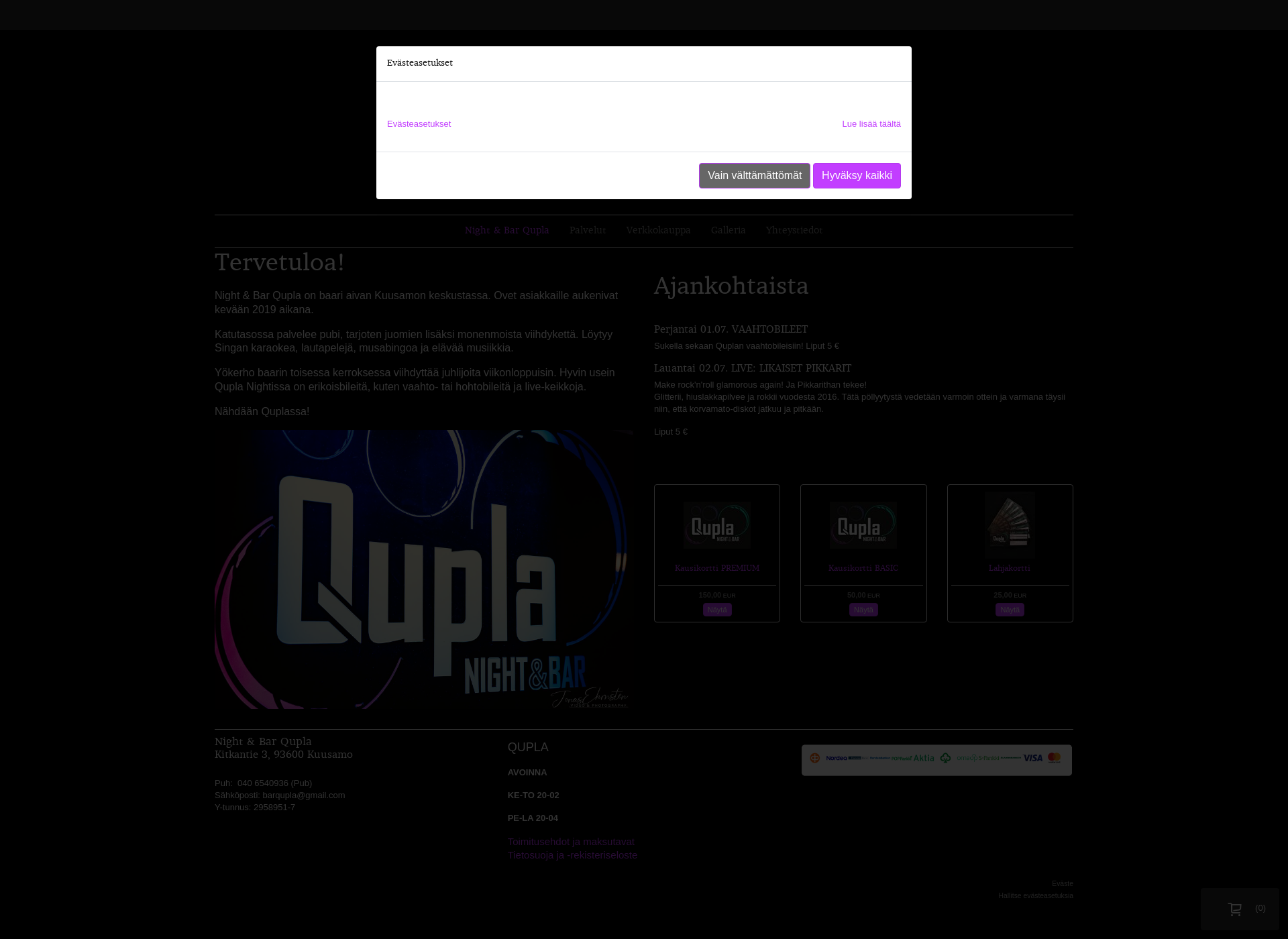 Screenshot for barqupla.fi