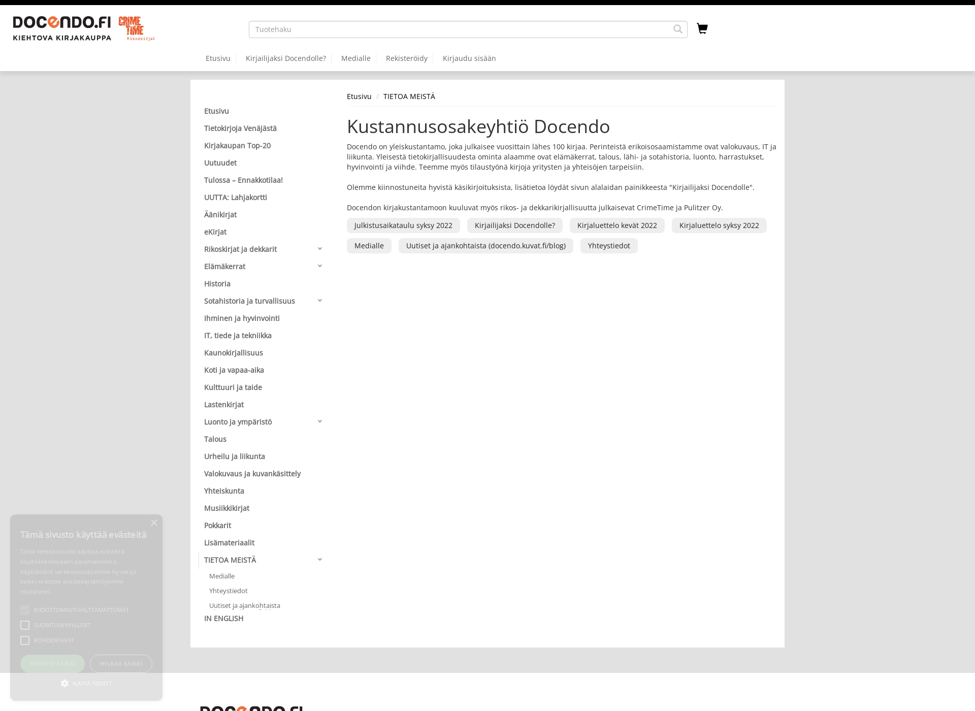 Skärmdump för barrikadi.fi