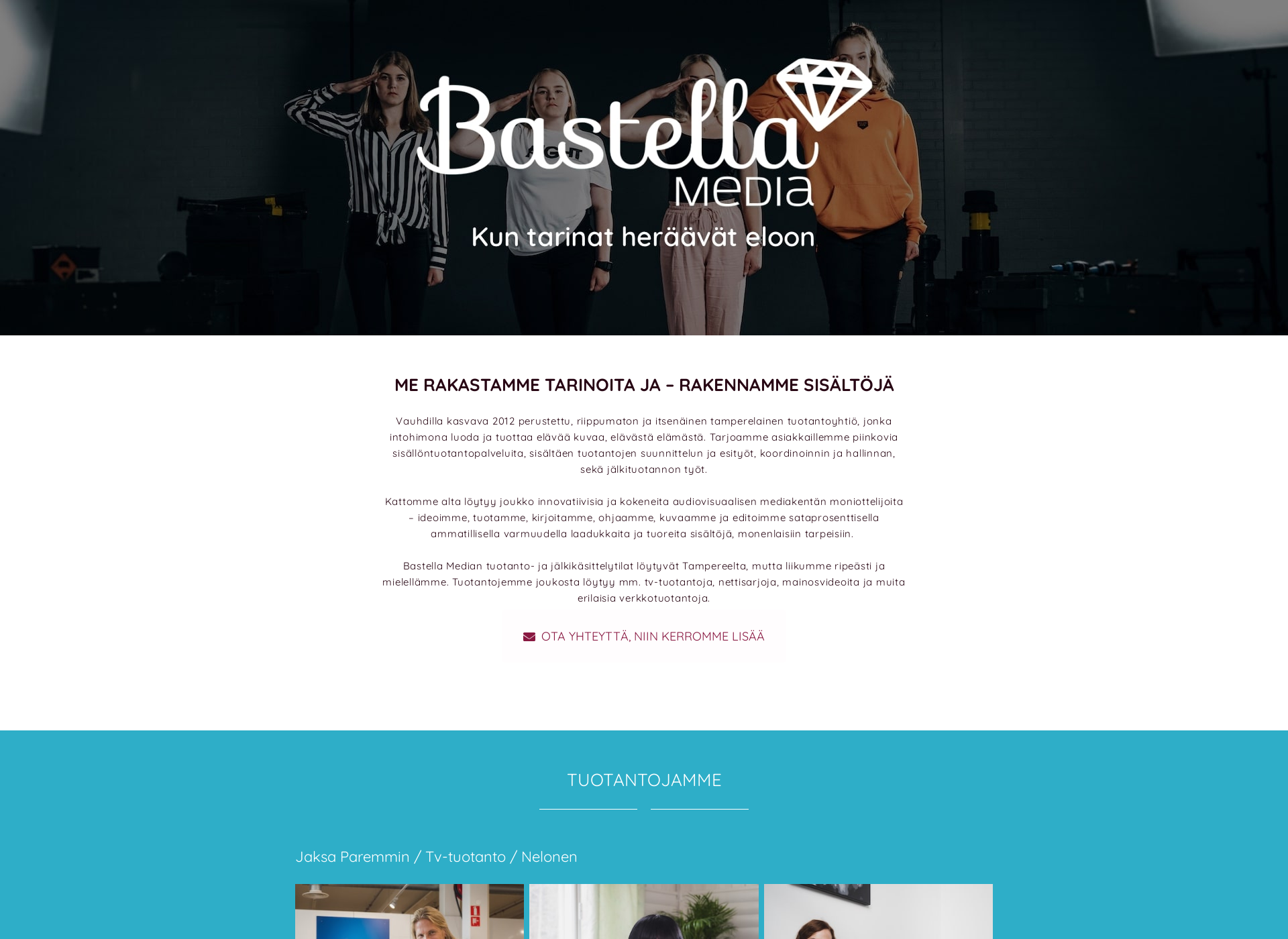 Screenshot for bastellamedia.fi