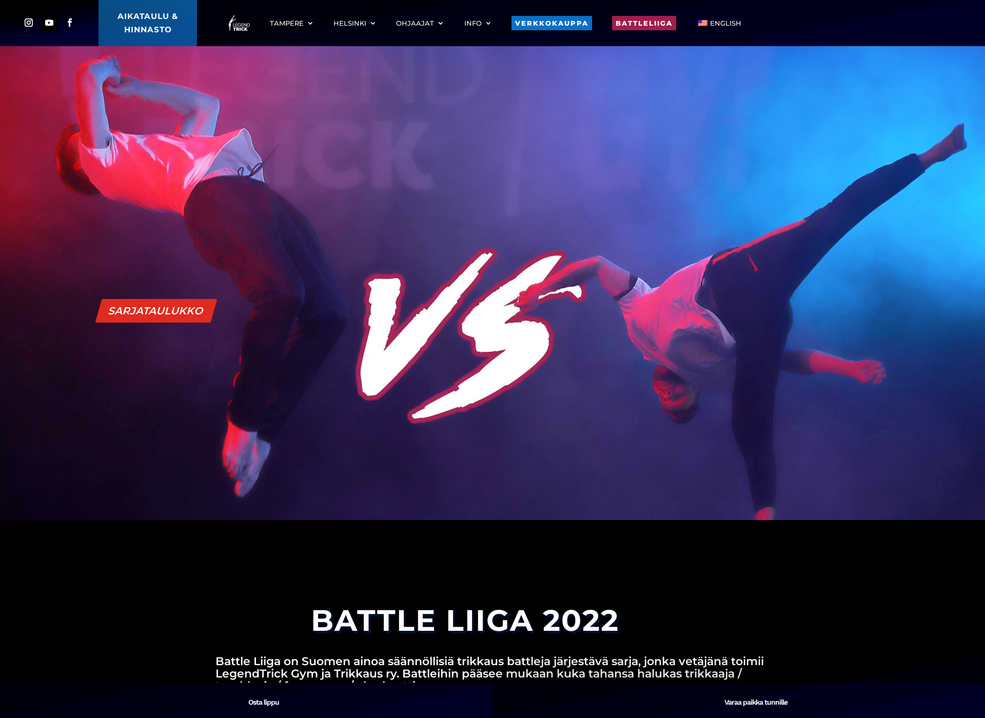 Screenshot for battleliiga.fi