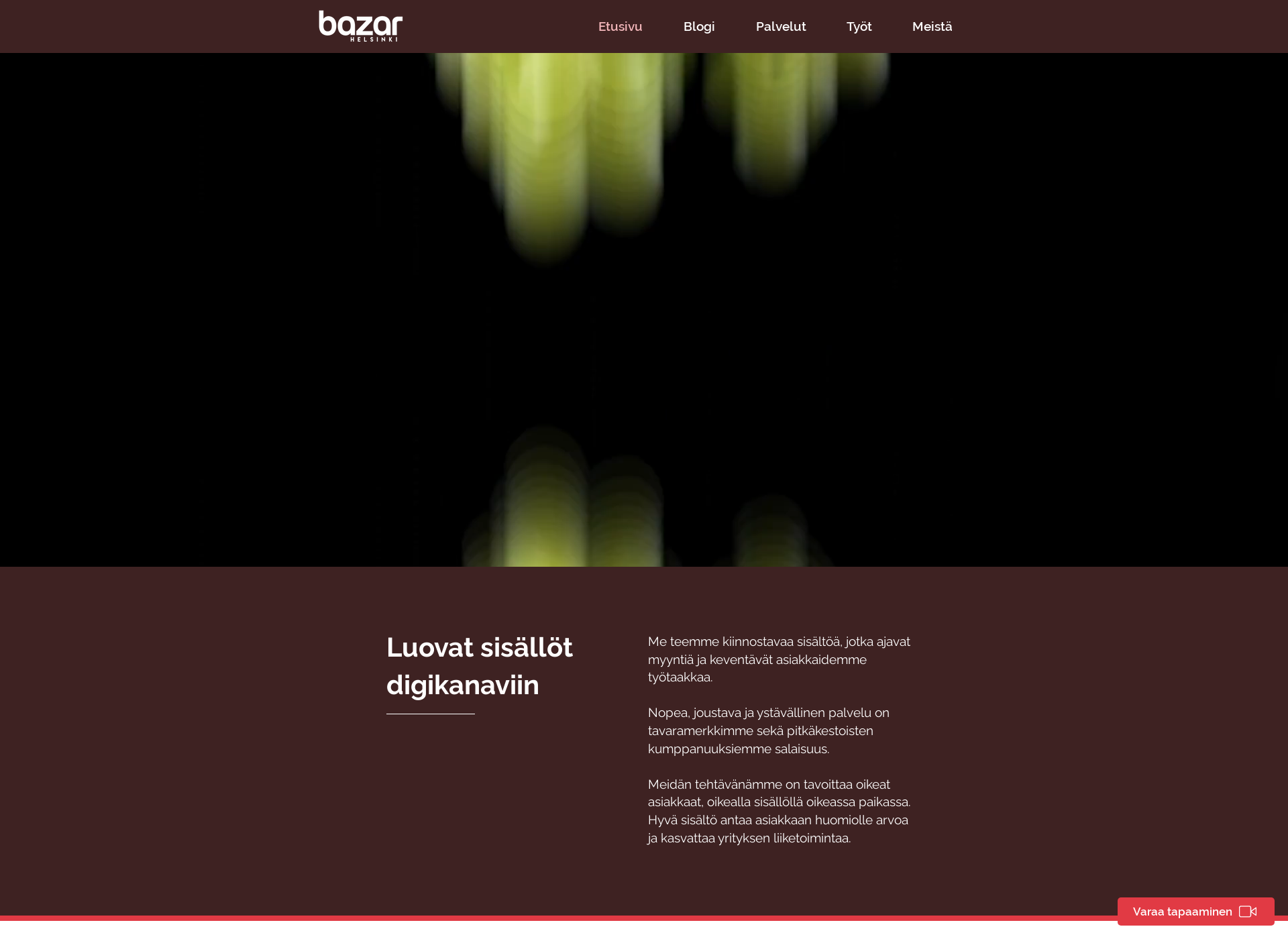 Skärmdump för bazarhelsinki.fi
