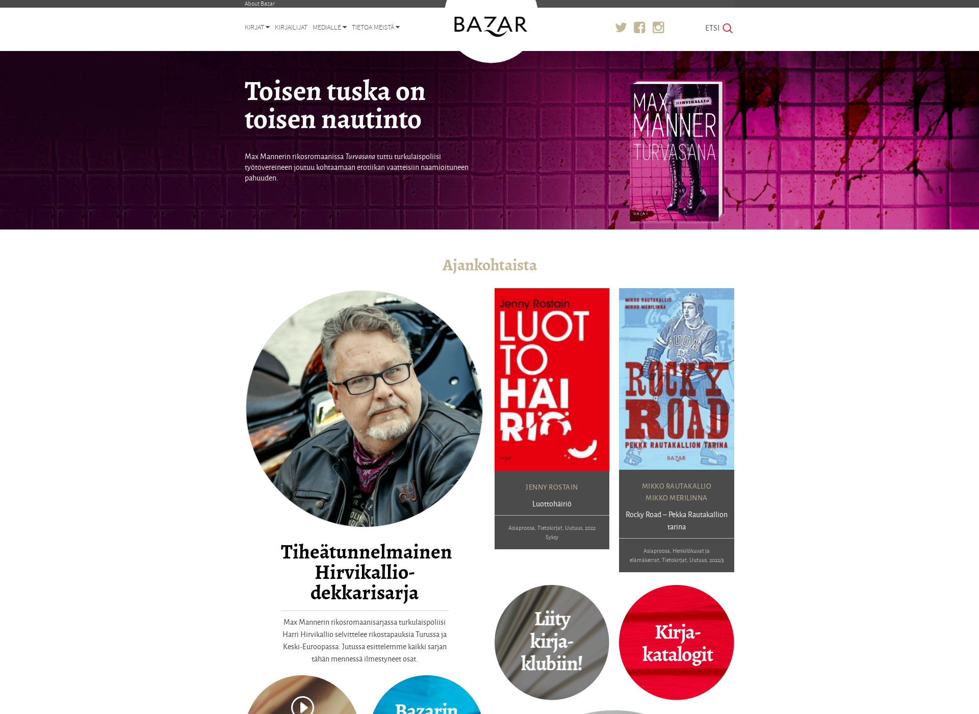Screenshot for bazarkustannus.fi