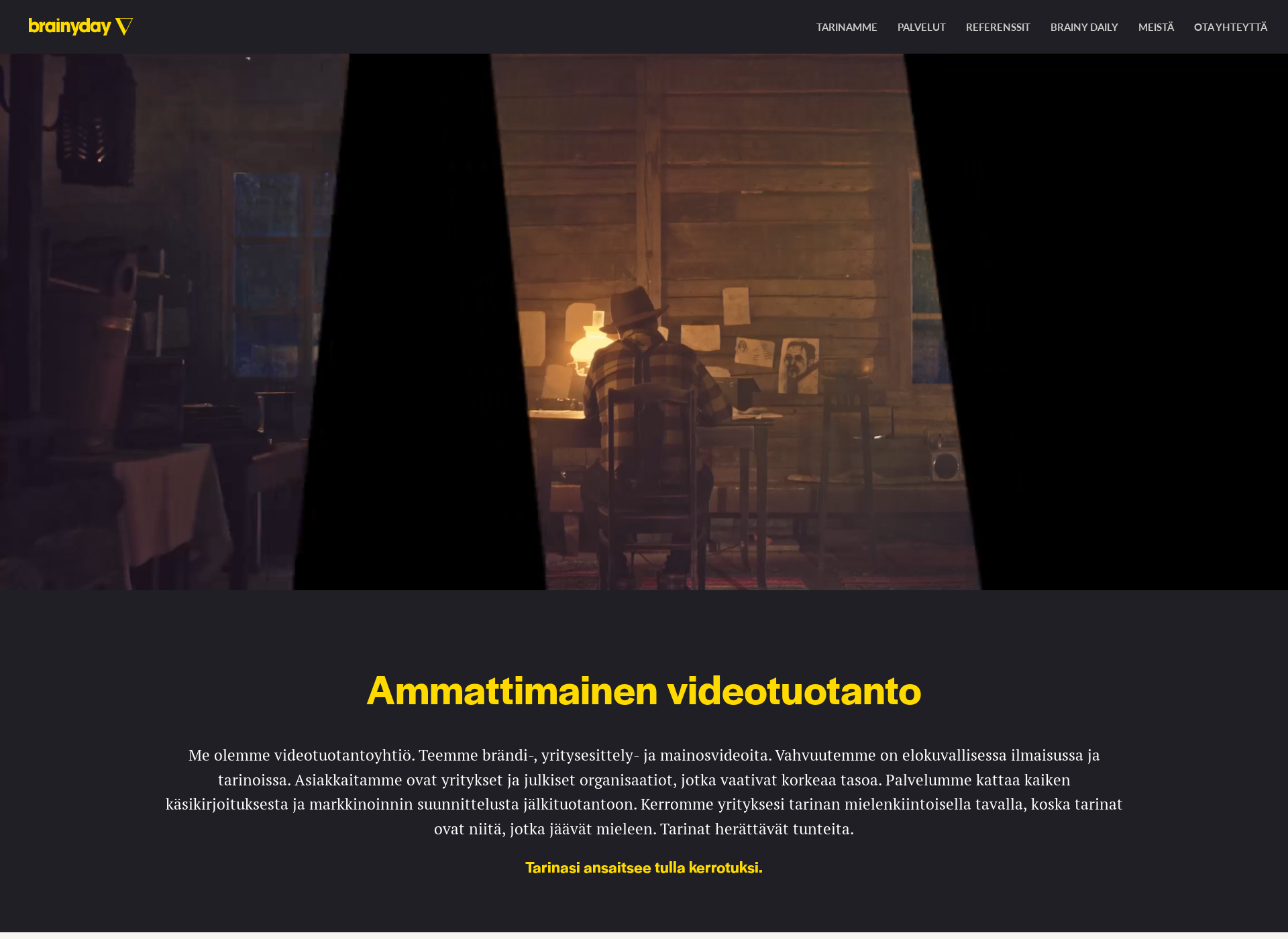 Skärmdump för bdv.fi