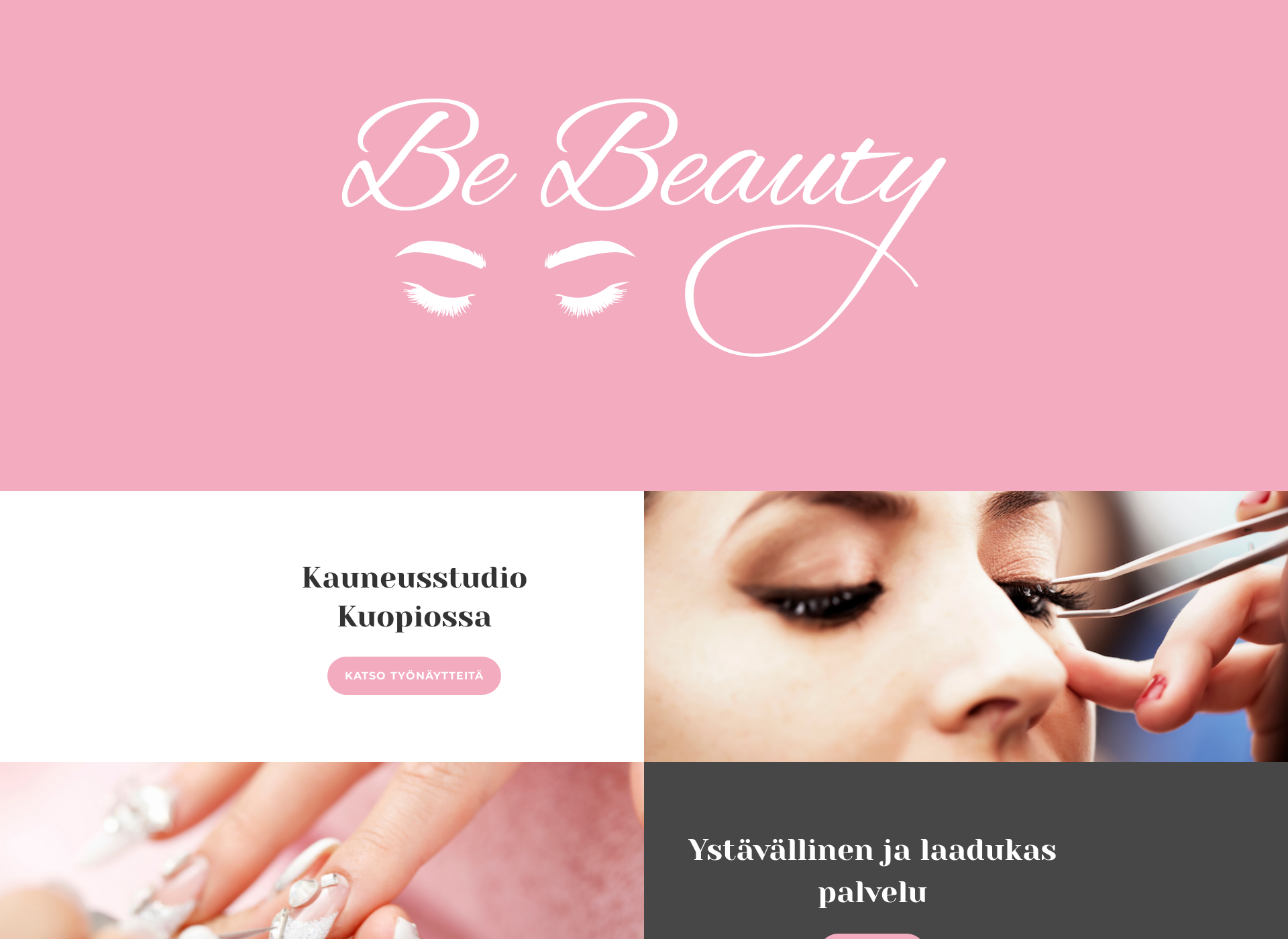 Screenshot for be-beauty.fi