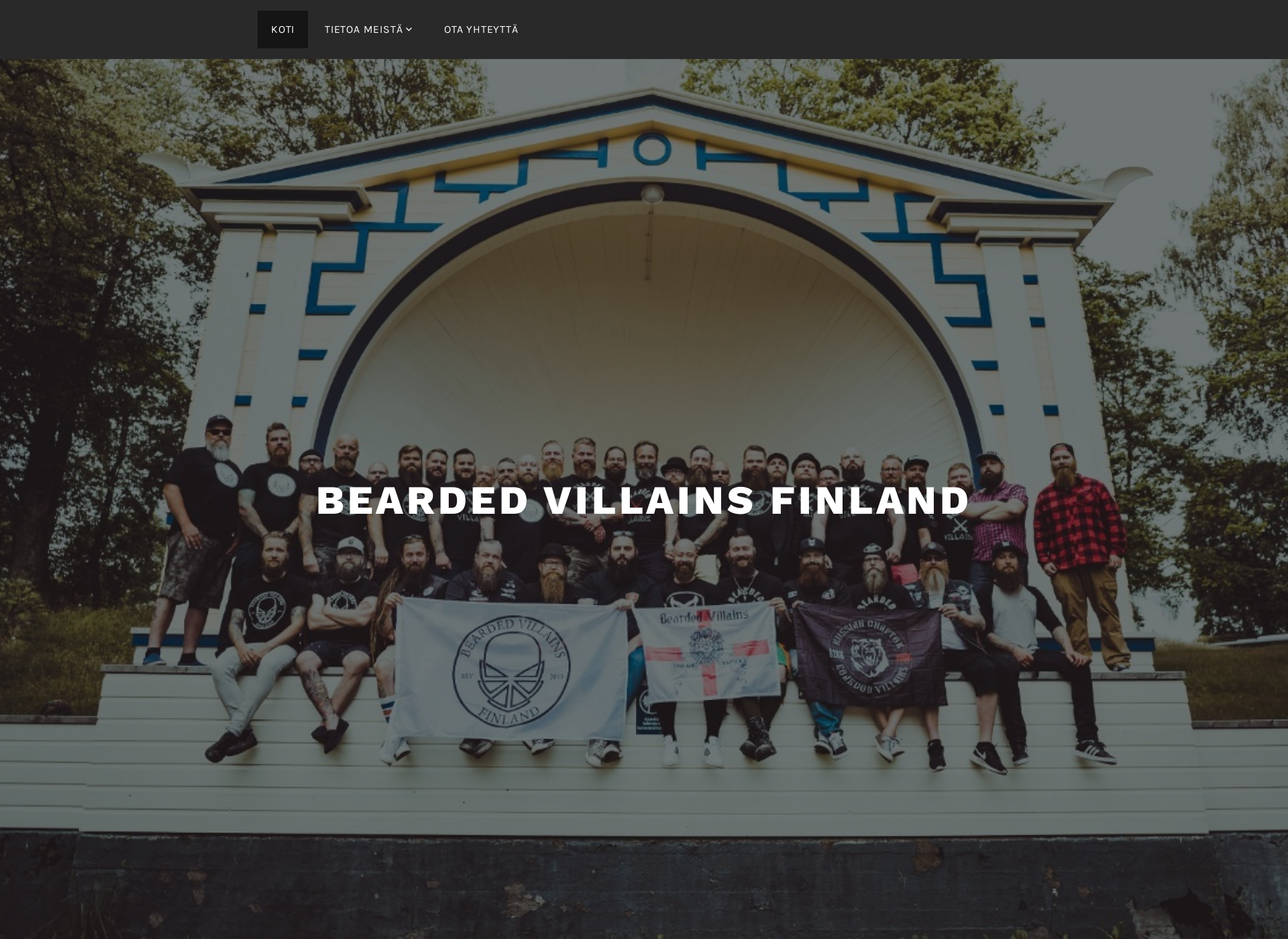 Screenshot for beardedvillains.fi