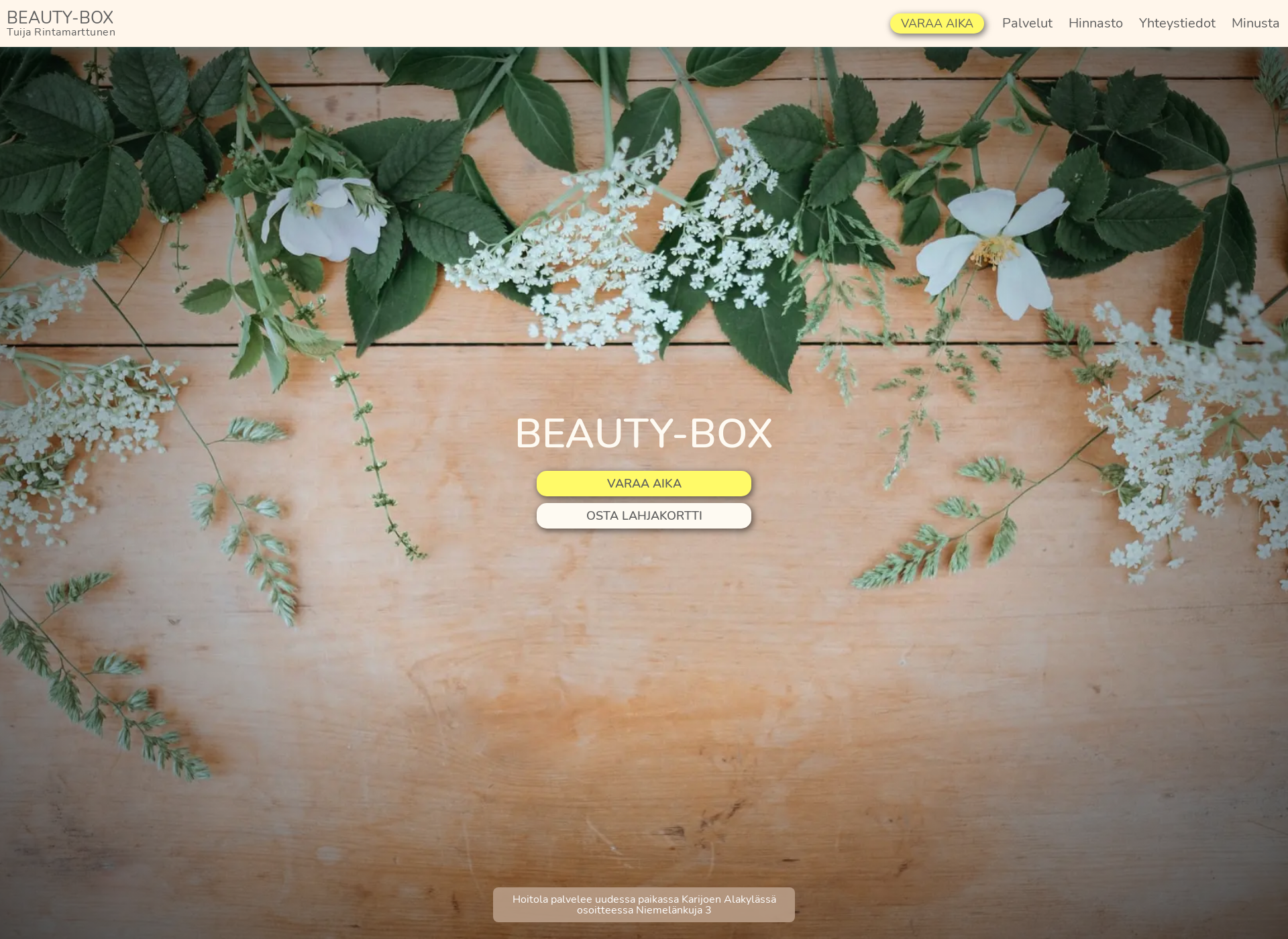 Screenshot for beauty-box.fi