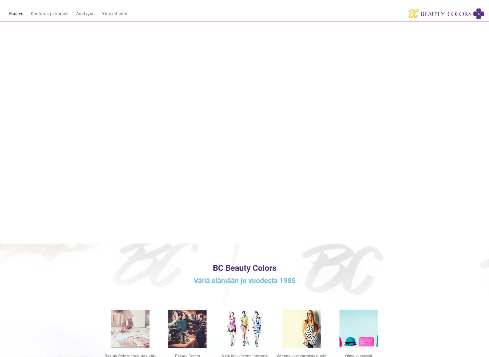 Screenshot for beautycolors.fi