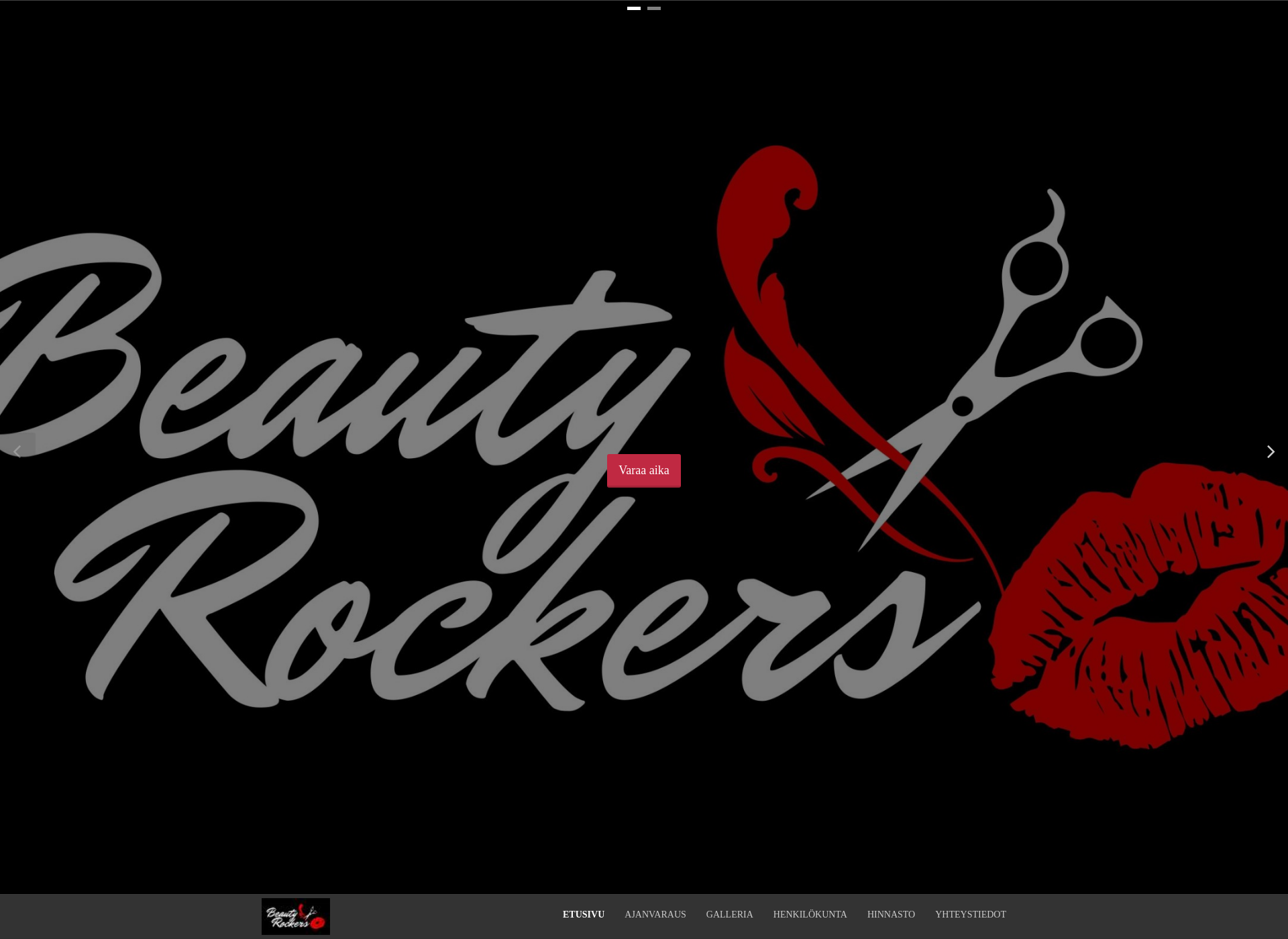 Screenshot for beautyrockers.fi