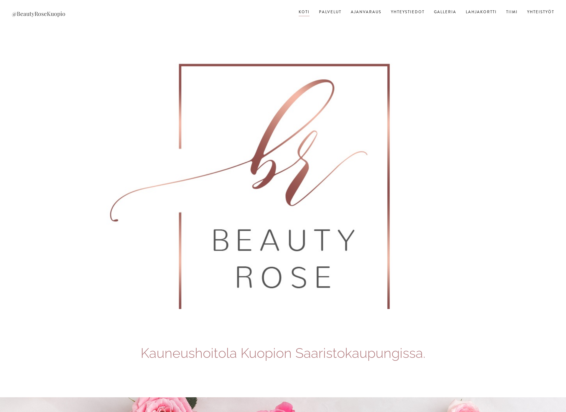 Screenshot for beautyrose.fi
