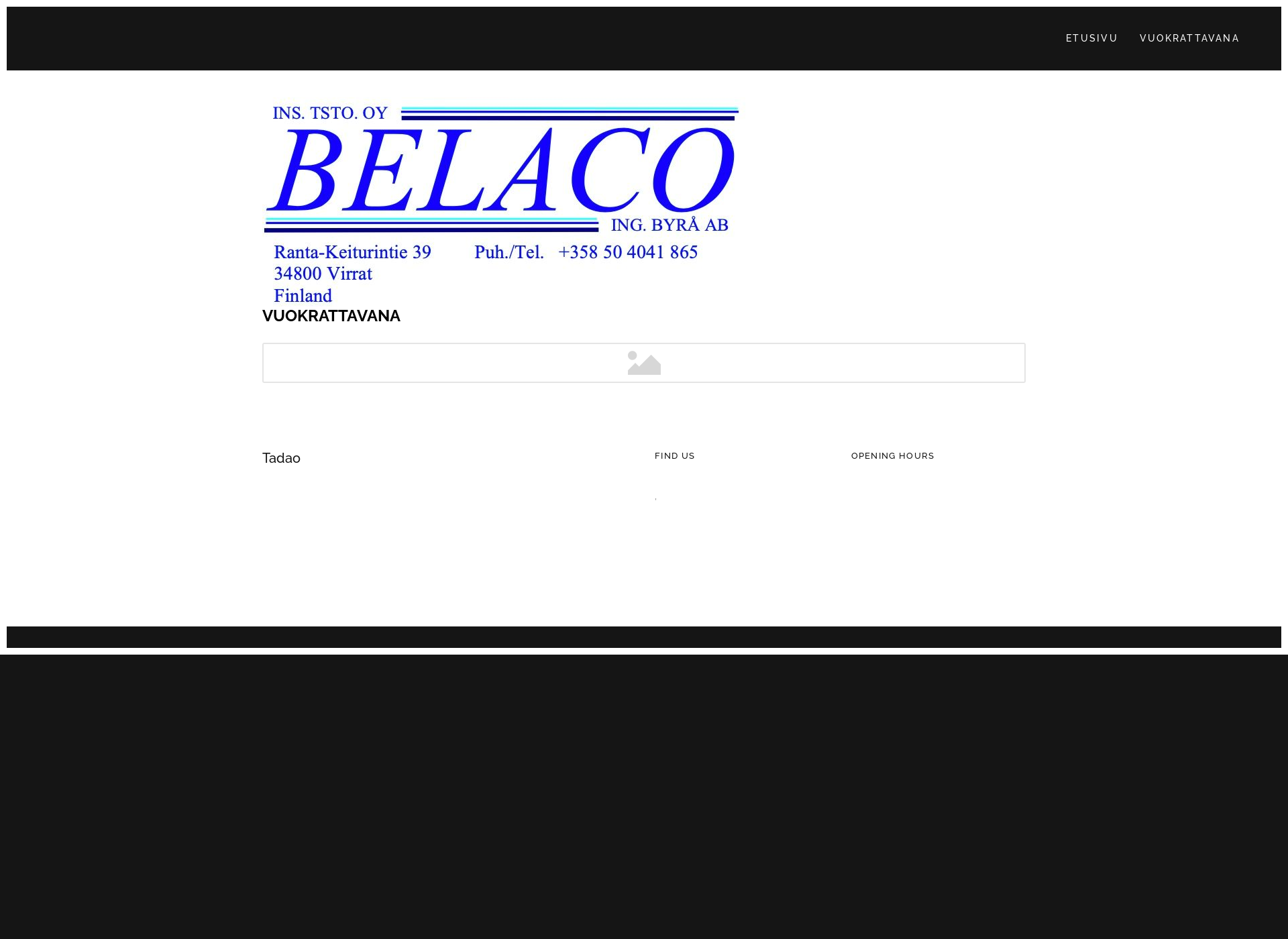 Screenshot for belaco.fi
