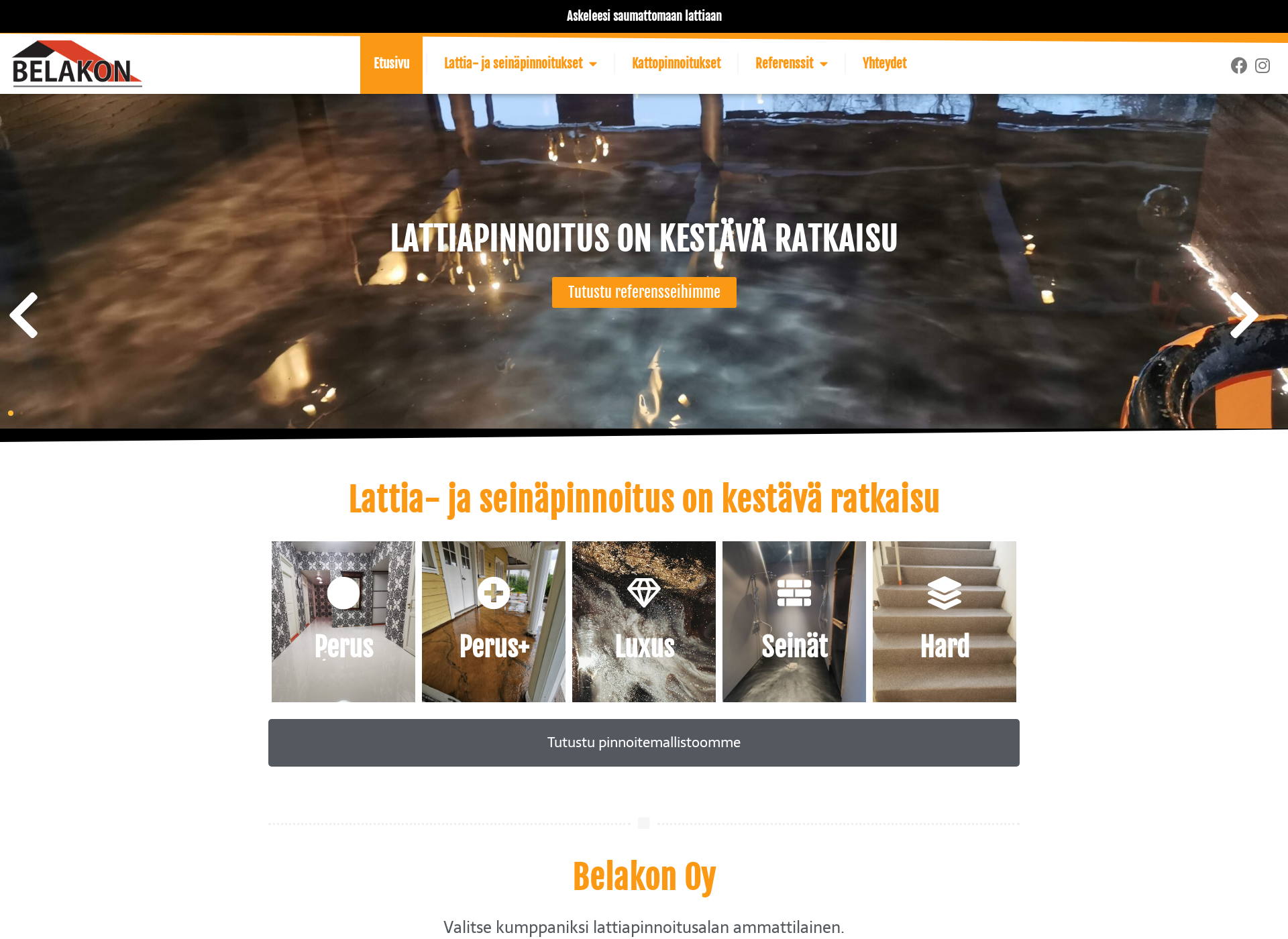 Screenshot for belakon.fi