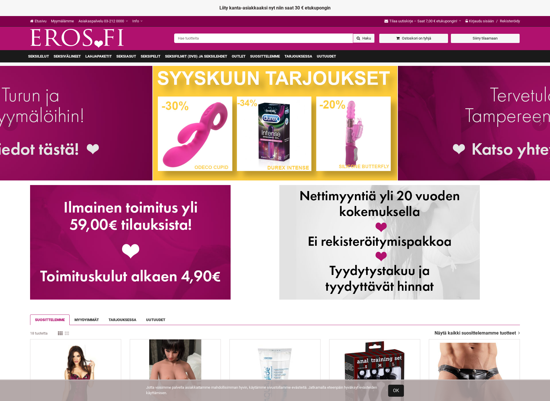 Screenshot for bellacosa.fi