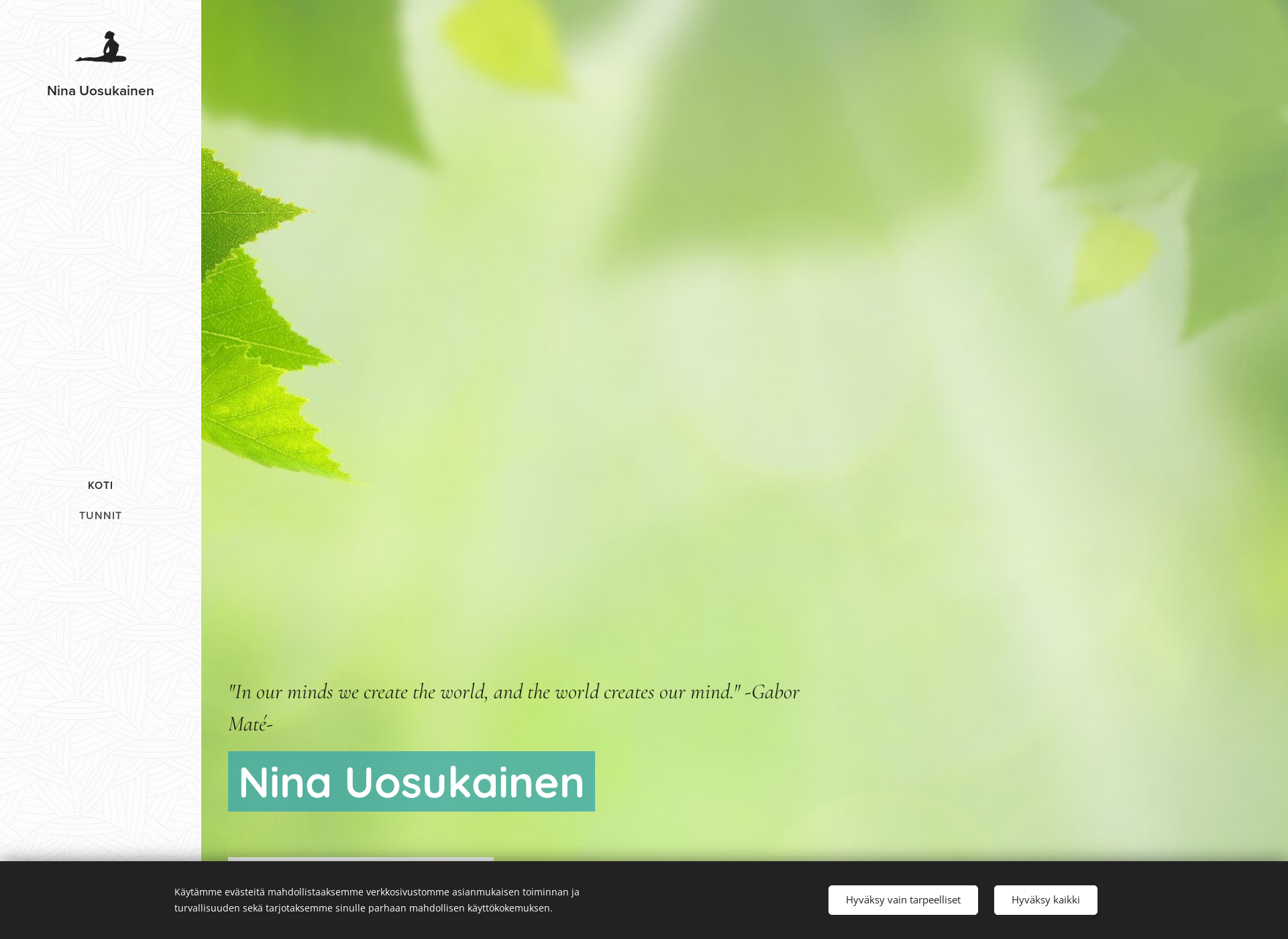 Skärmdump för belladonnadays.fi