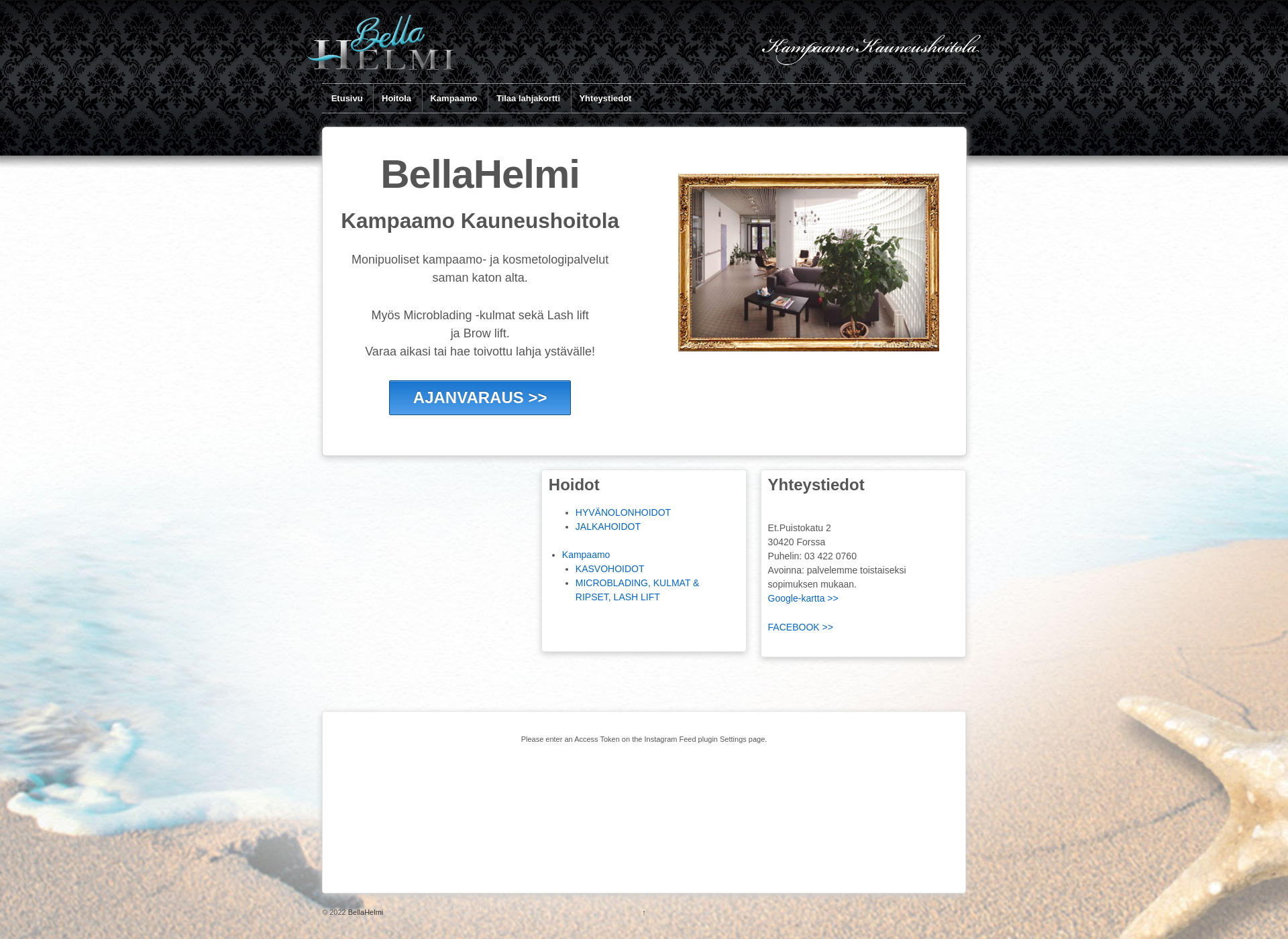 Screenshot for bellahelmi.fi