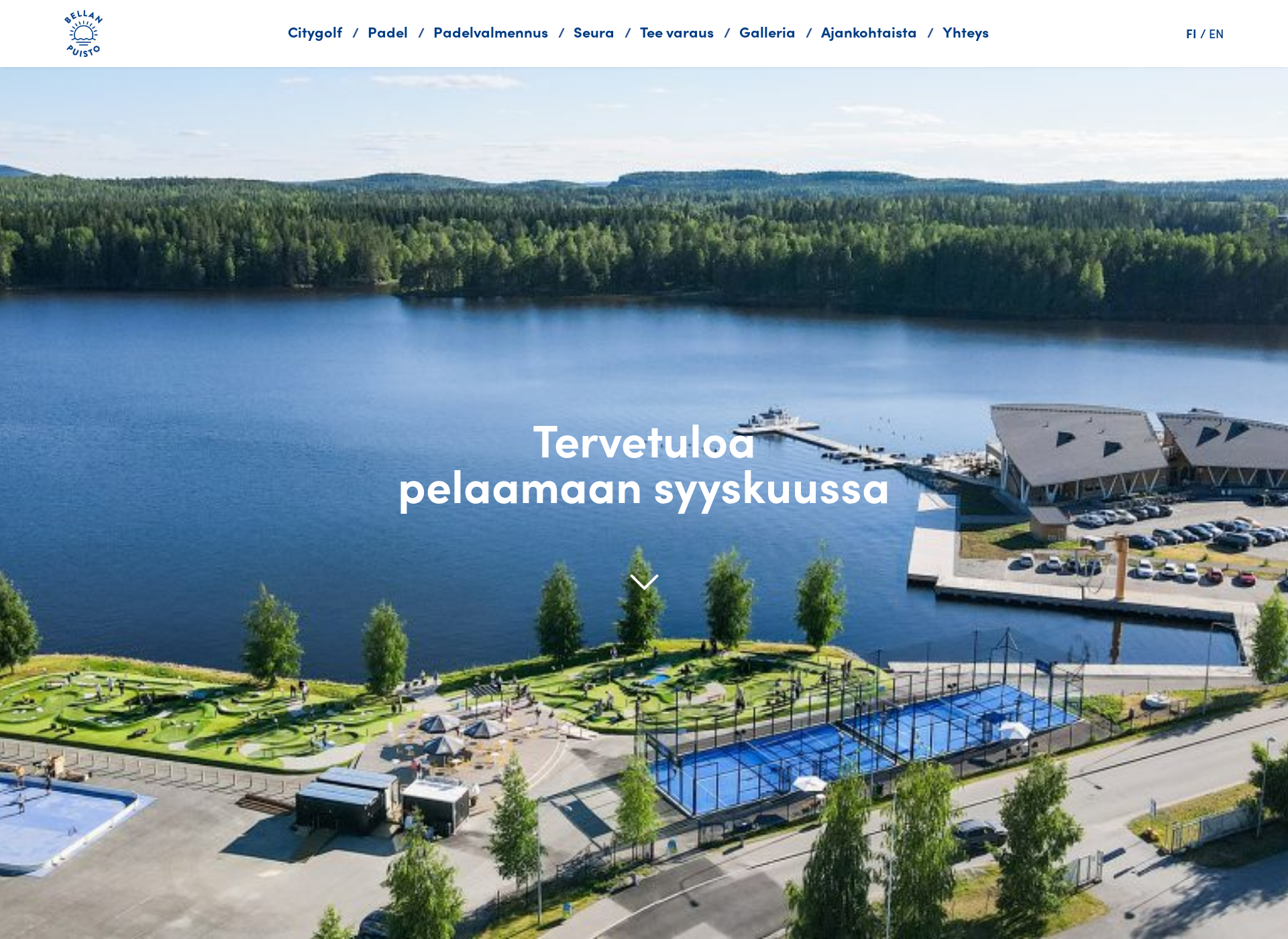 Skärmdump för bellanpuisto.fi