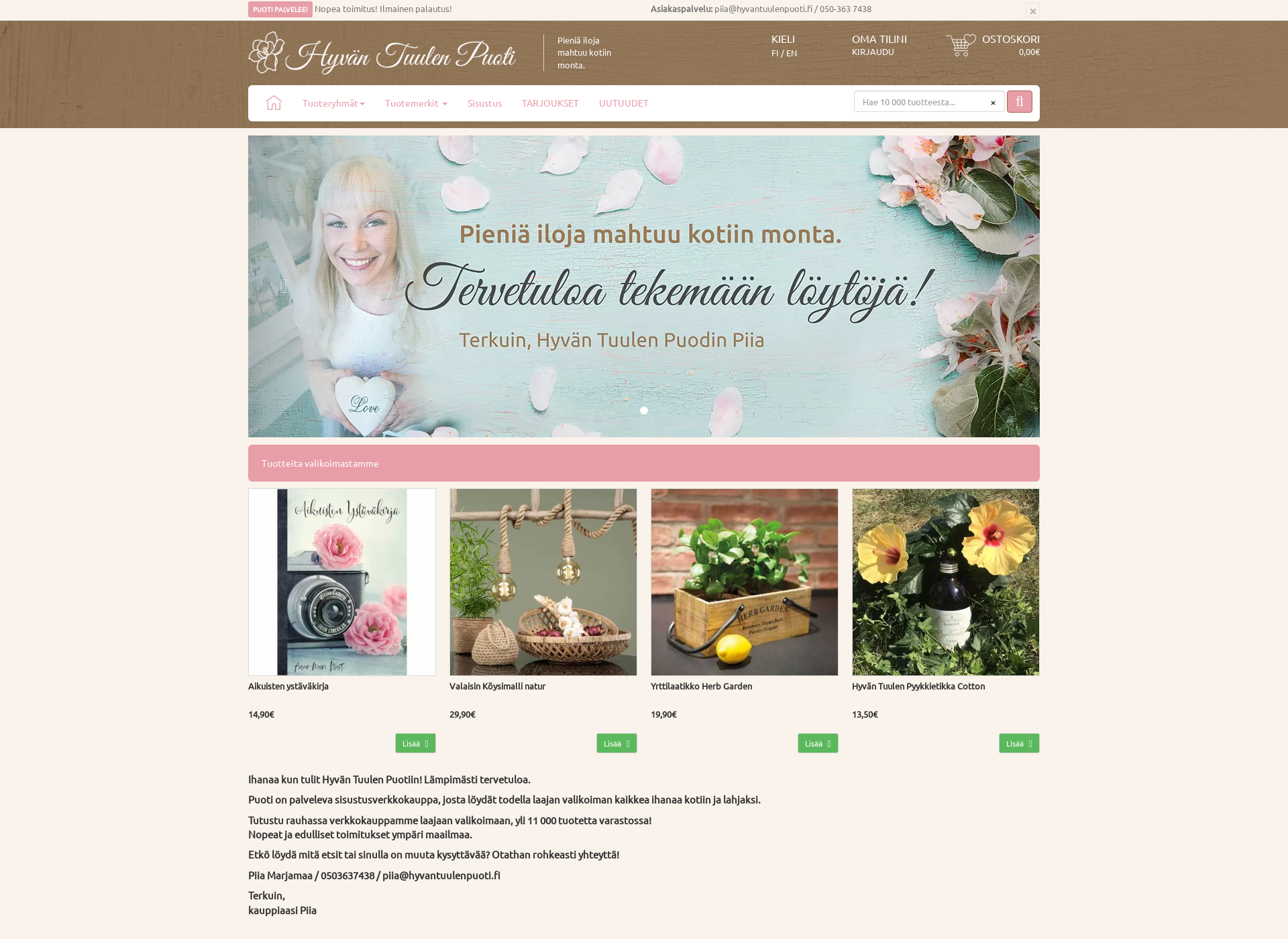 Screenshot for bellapuoti.fi