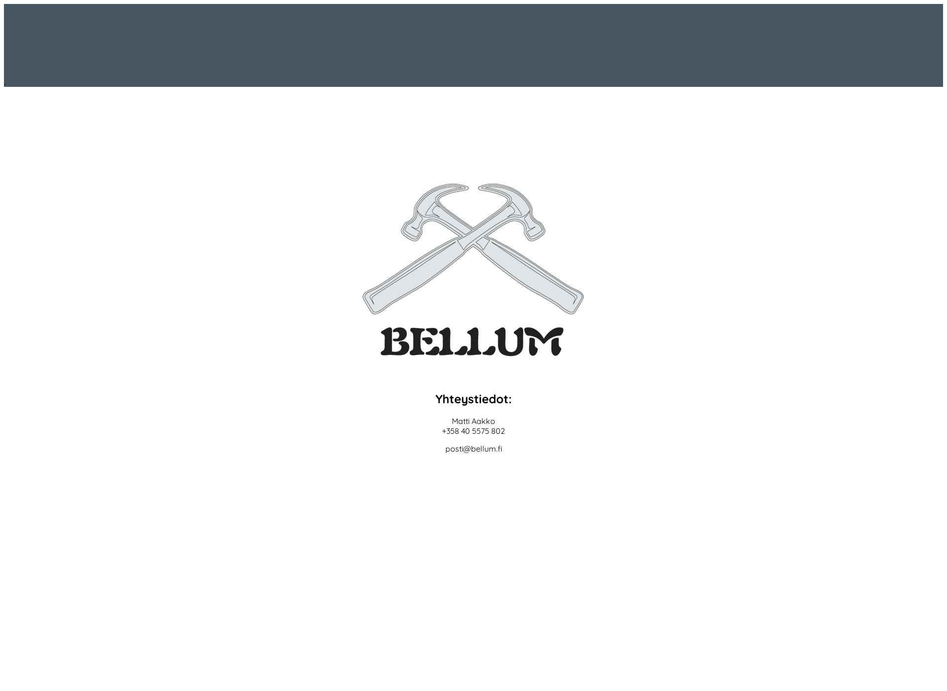 Skärmdump för bellum.fi
