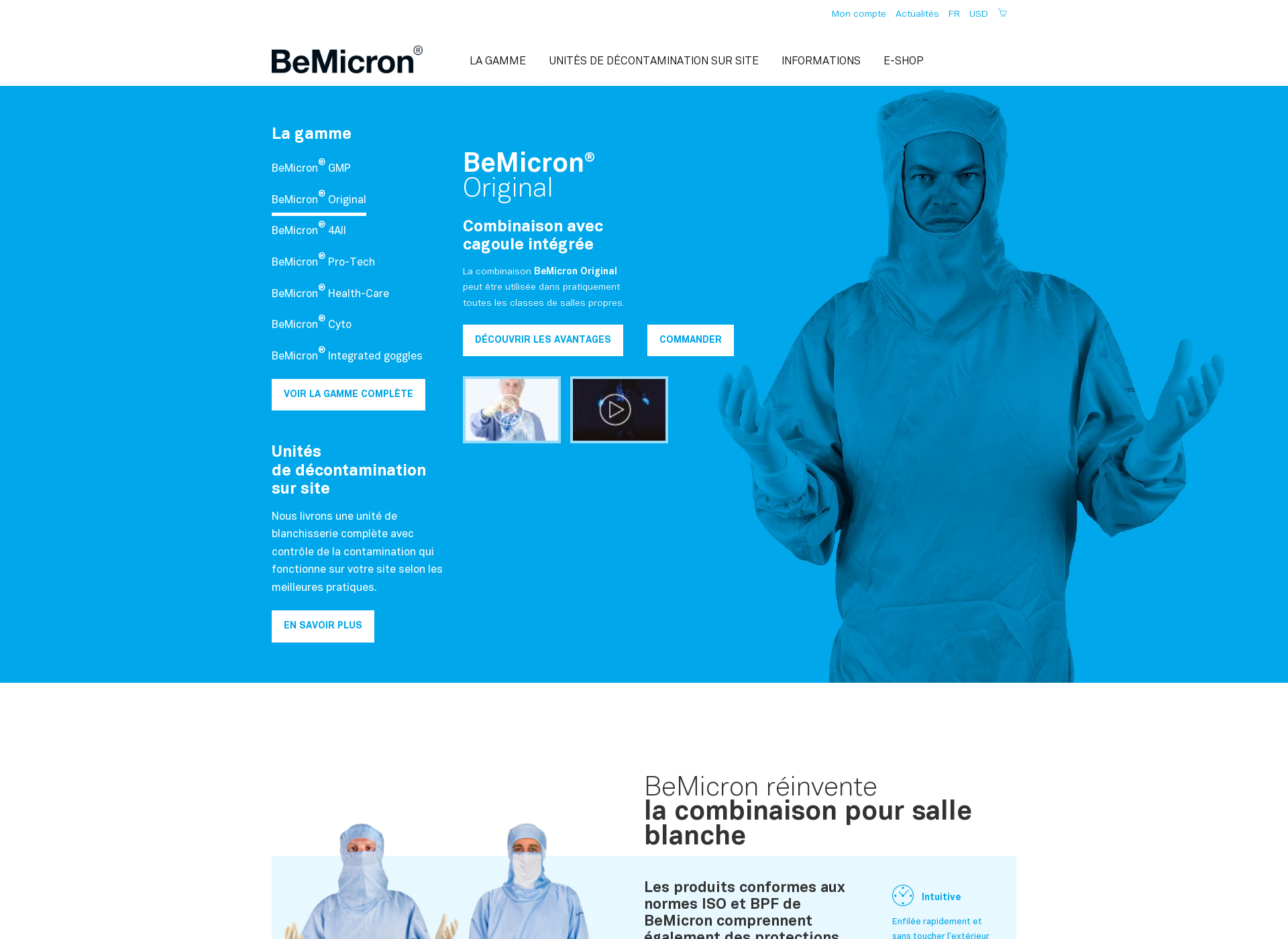 Screenshot for bemicron.fi