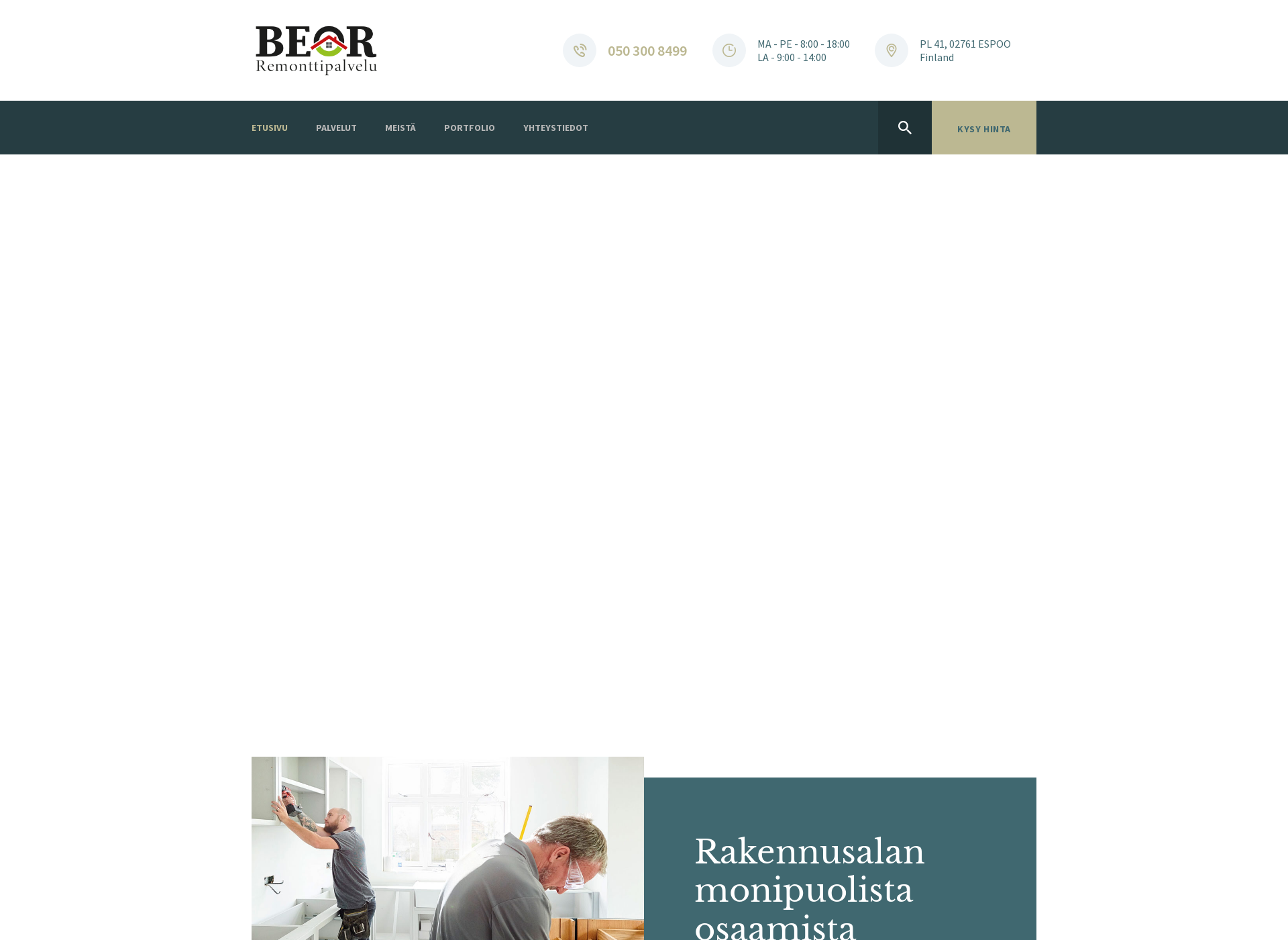 Screenshot for beor.fi
