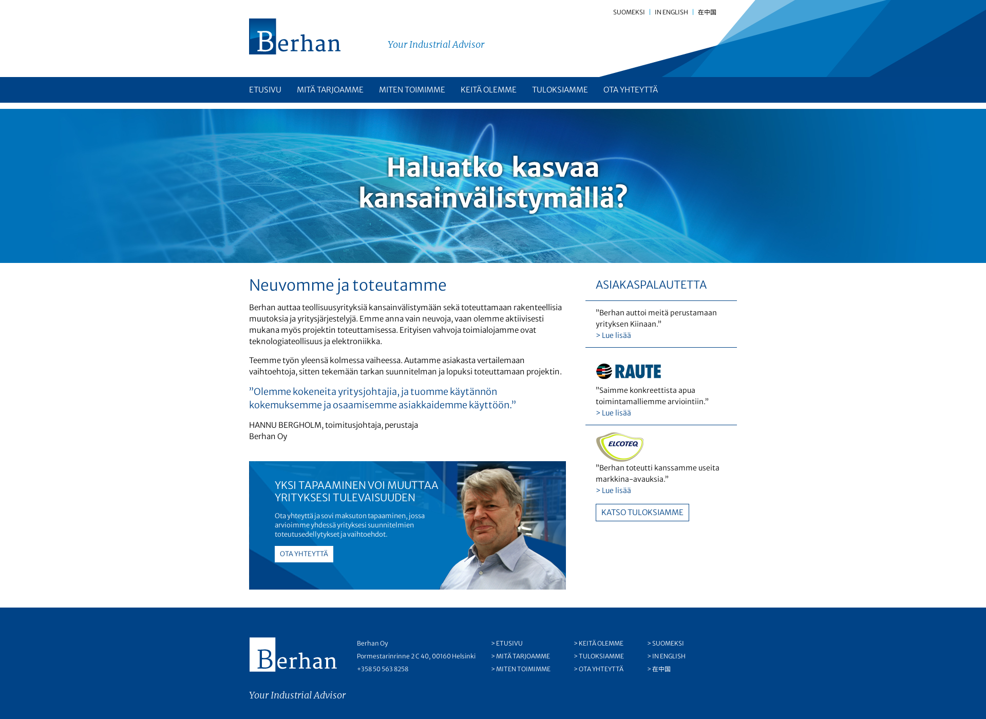 Screenshot for berhan.fi