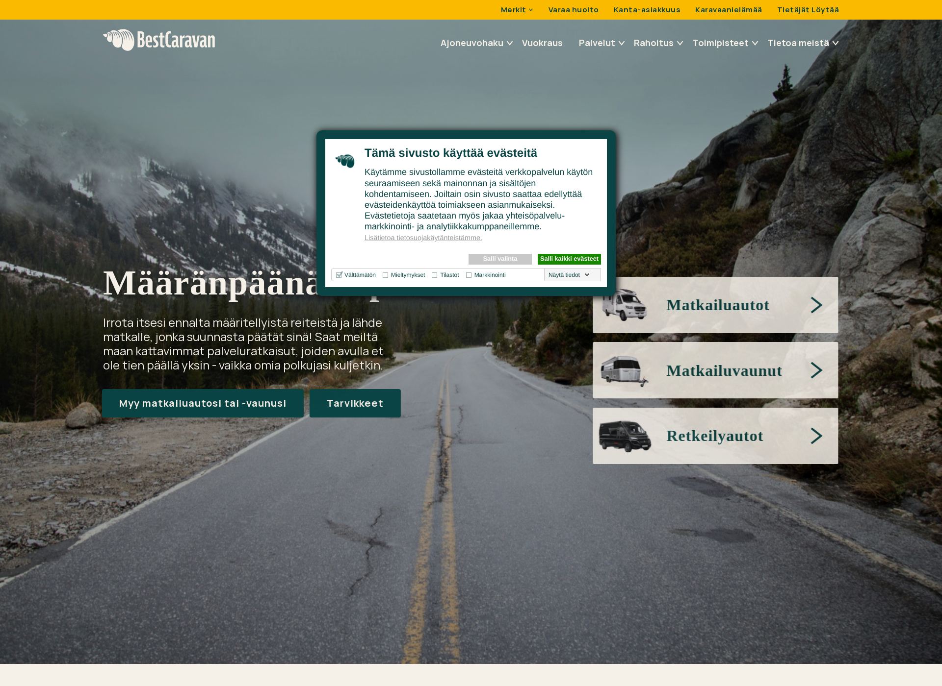 Screenshot for best-caravan.fi