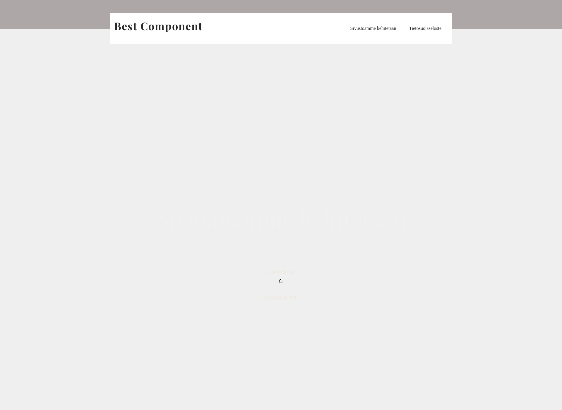 Screenshot for best-component.fi