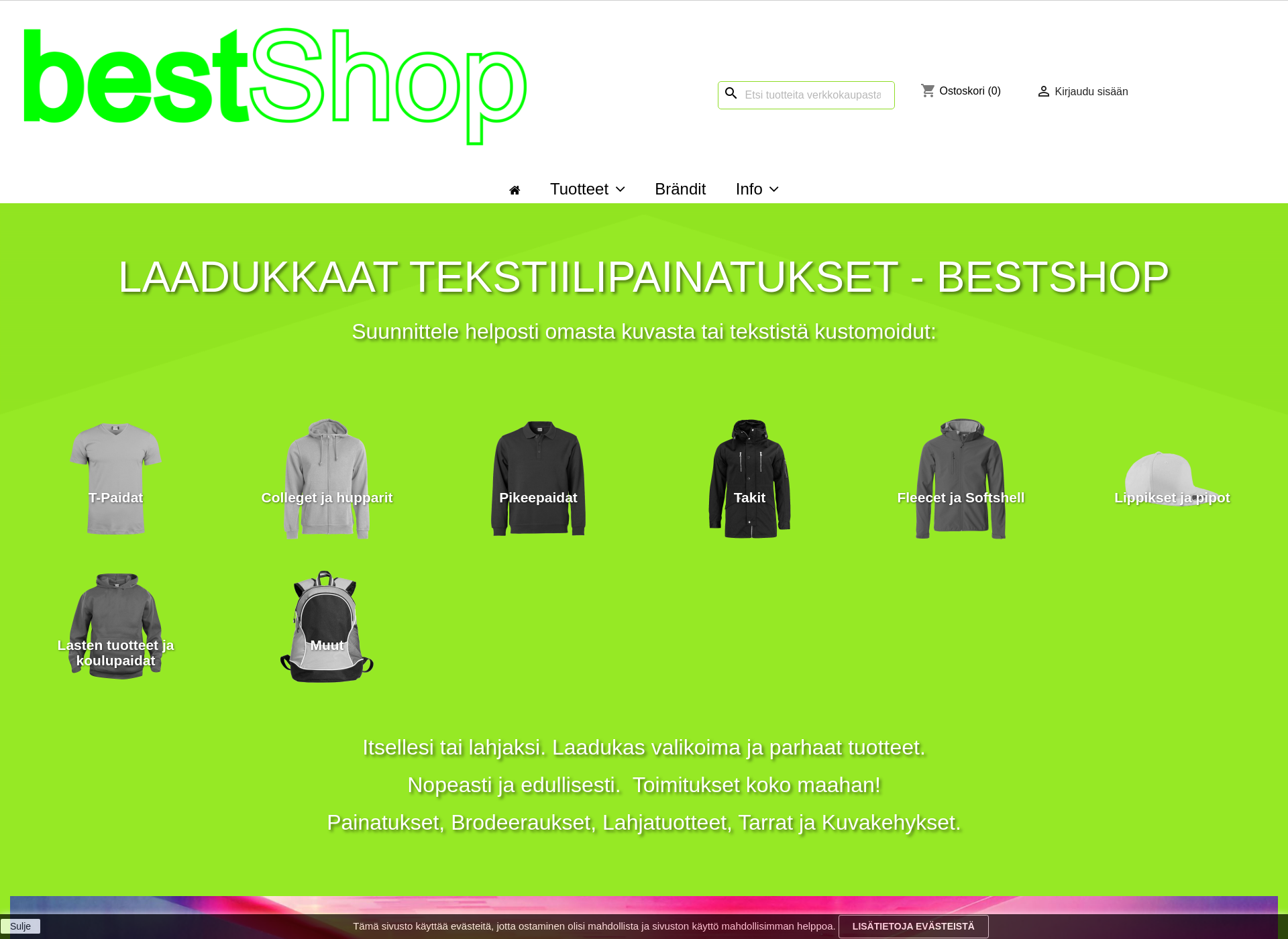 Screenshot for bestshop.fi