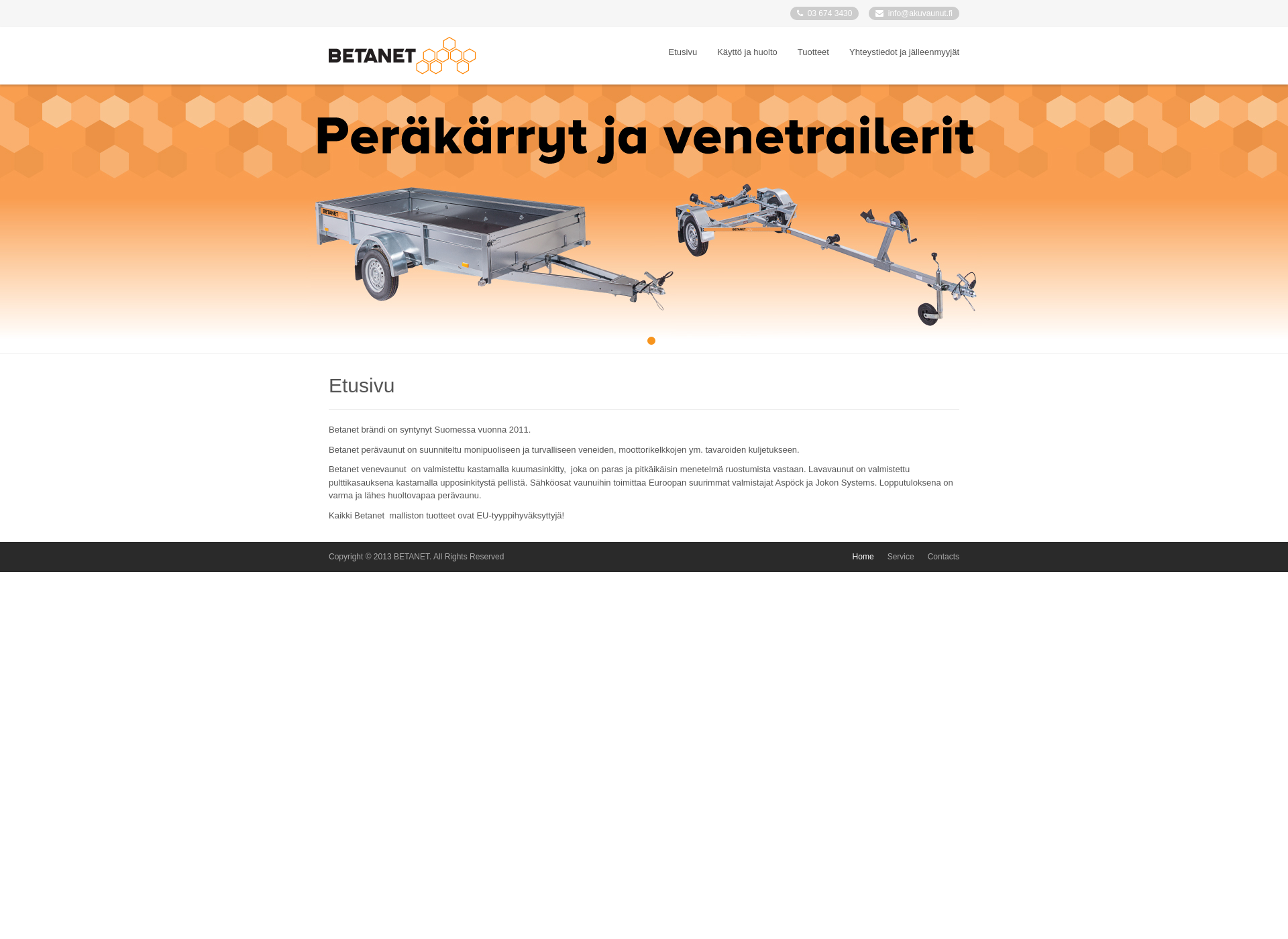 Screenshot for betanet.fi