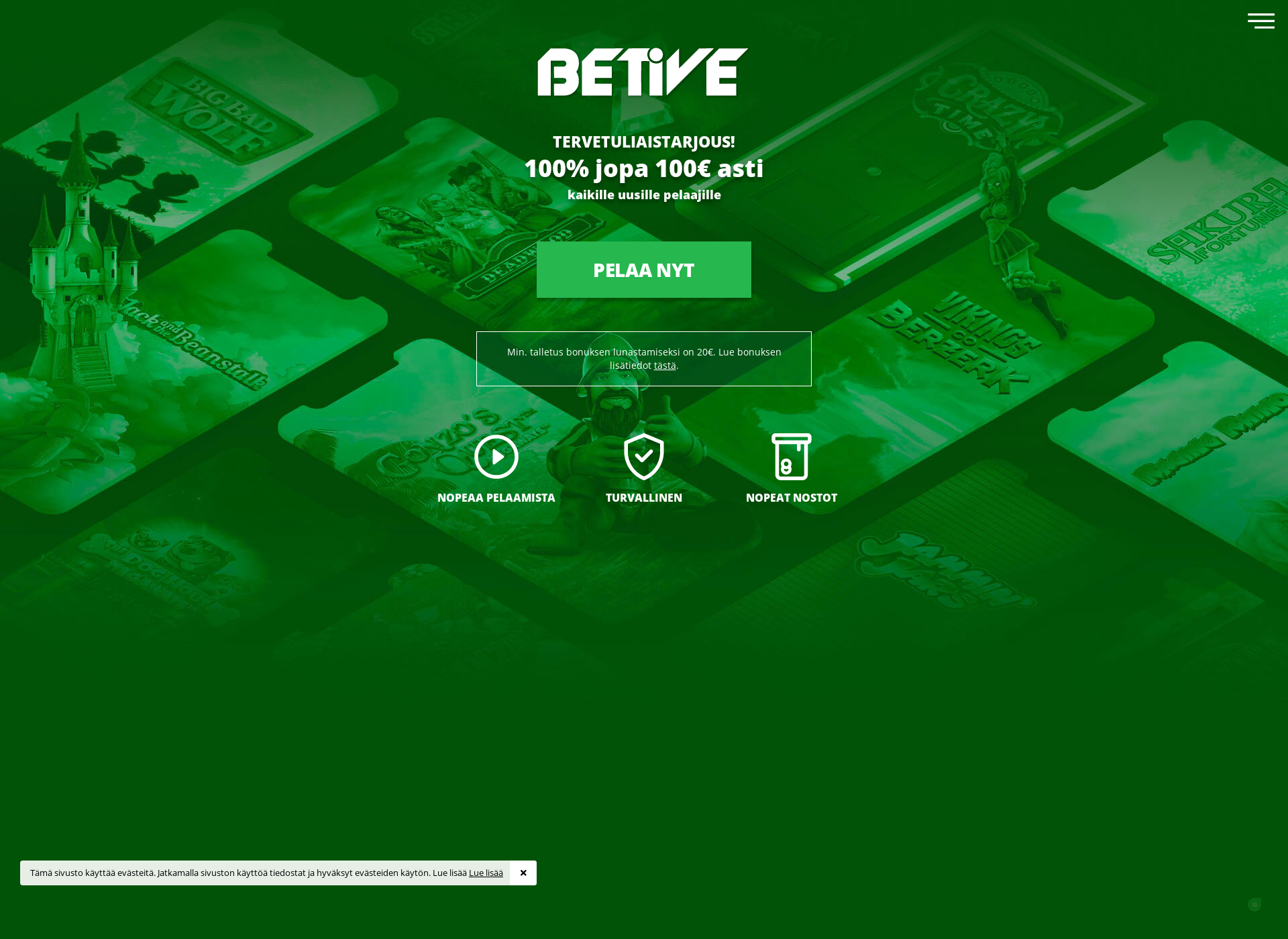 Screenshot for betive.fi