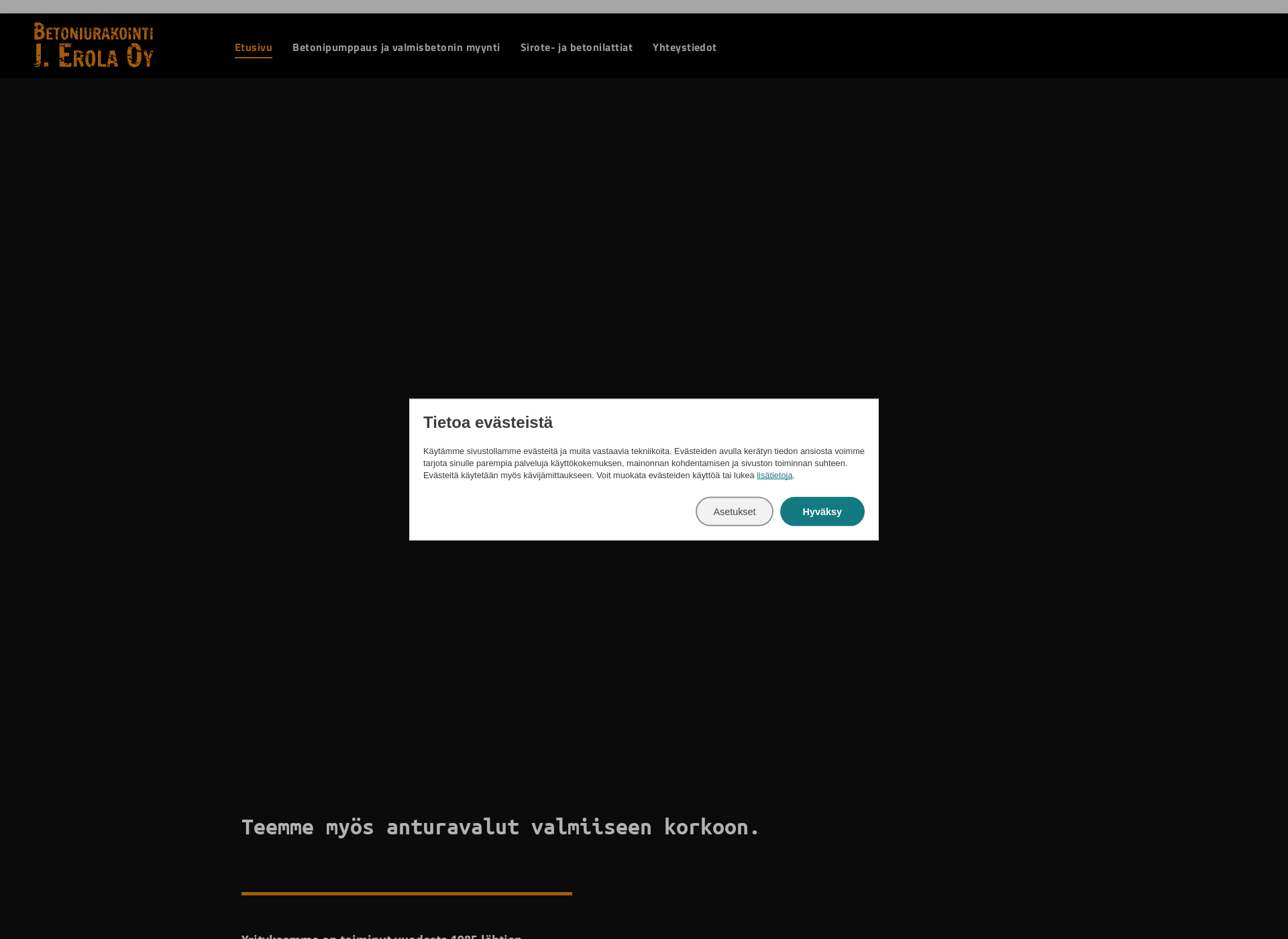 Screenshot for betonierola.fi