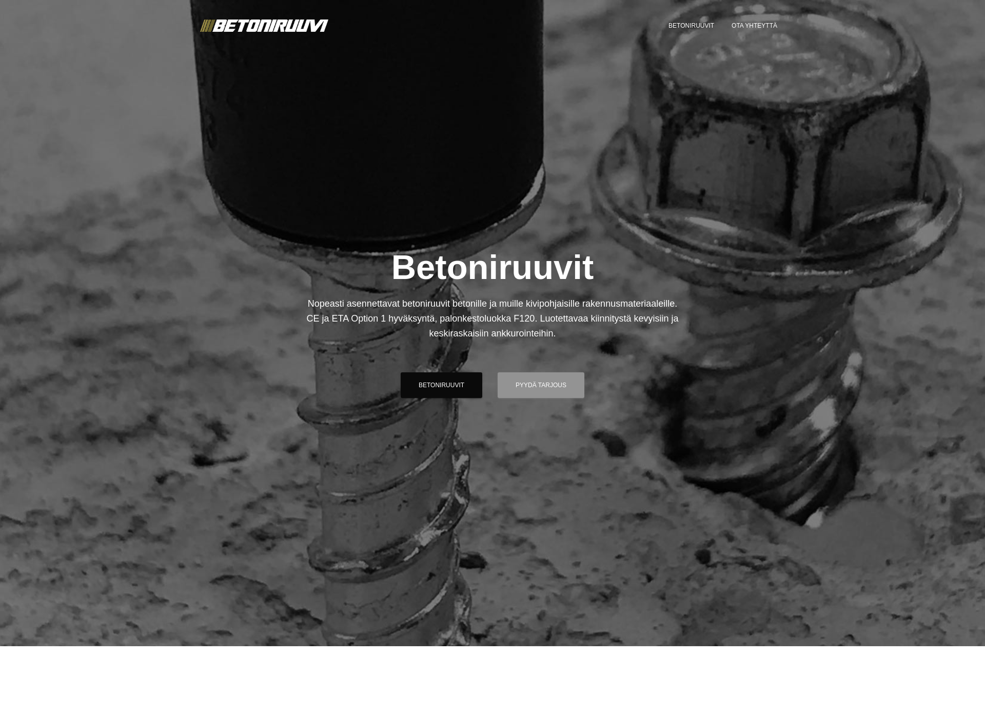 Screenshot for betoniruuvi.fi