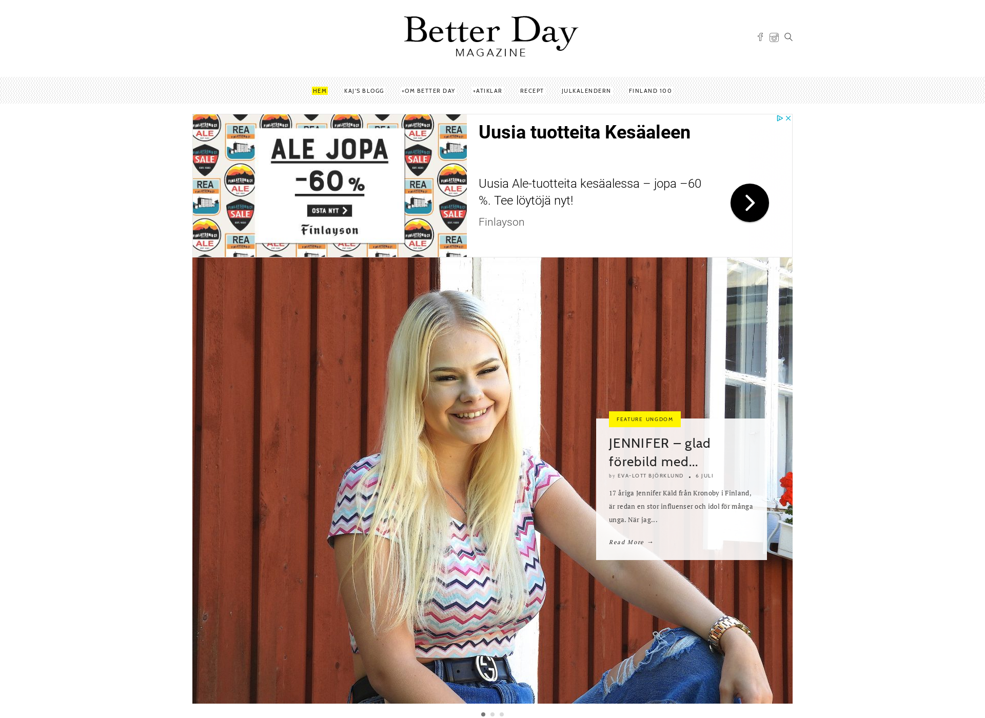 Screenshot for betterday.fi