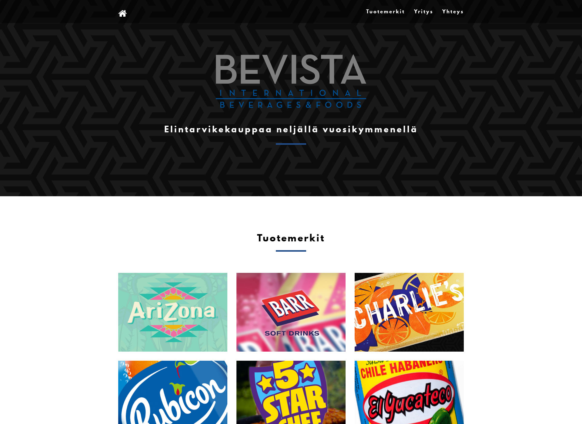 Skärmdump för bevista.fi