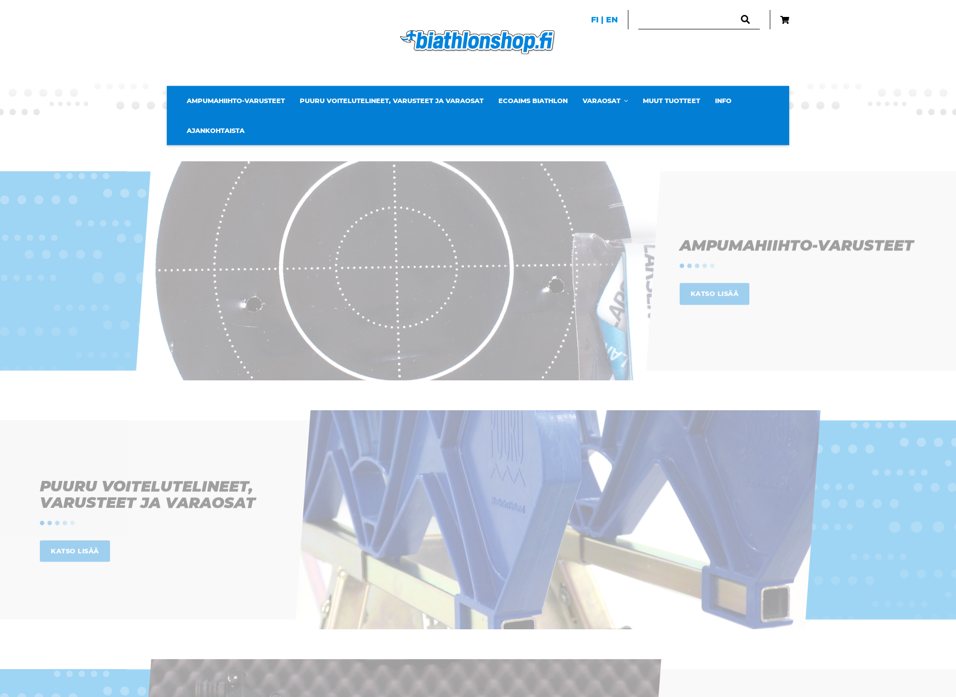 Skärmdump för biathlonshop.fi