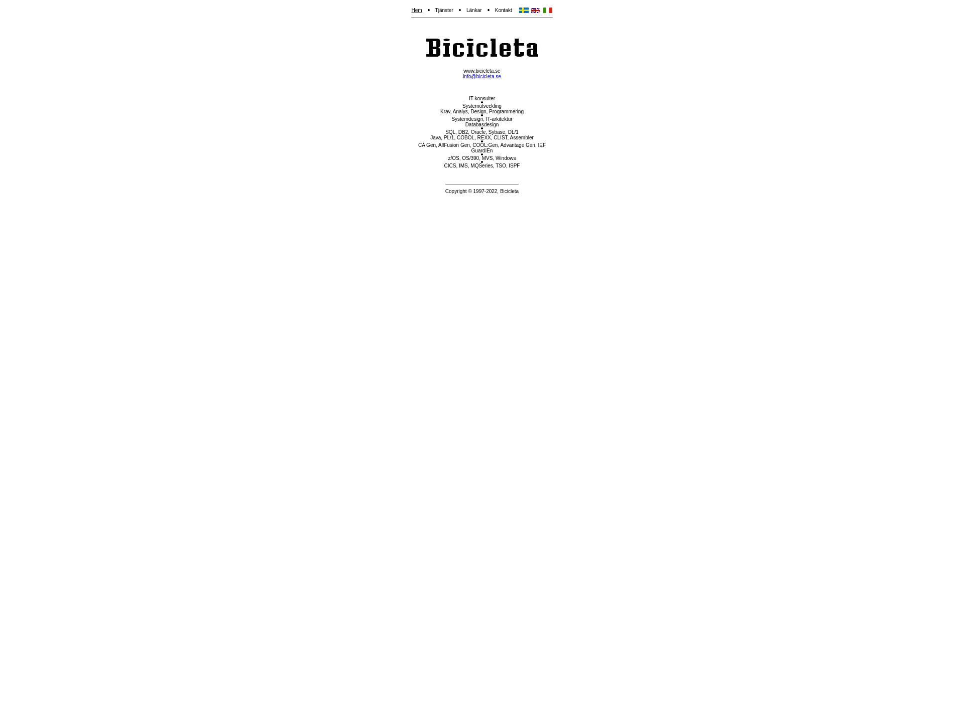Screenshot for bicicleta.fi