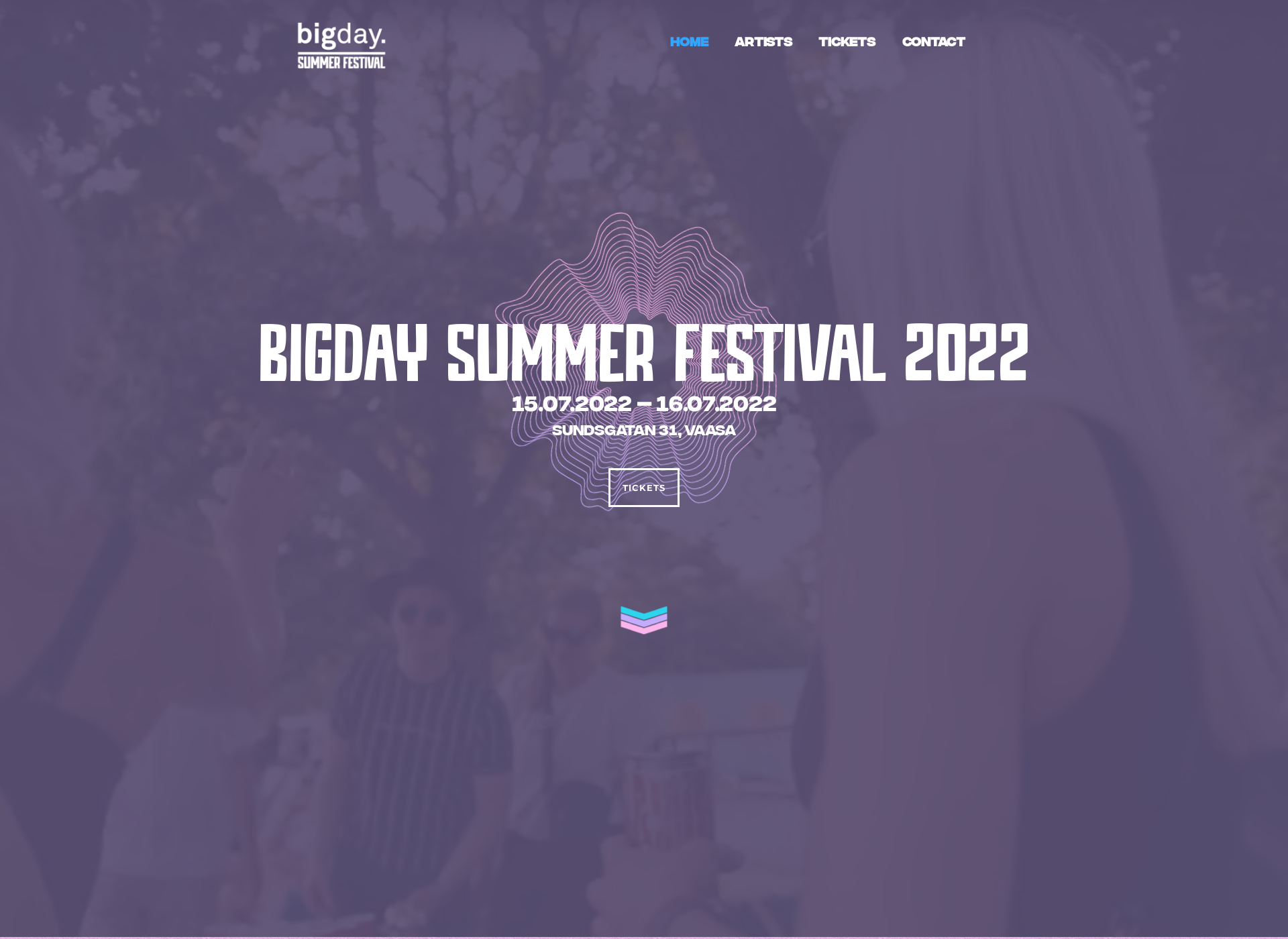 Screenshot for bigdayfestival.fi