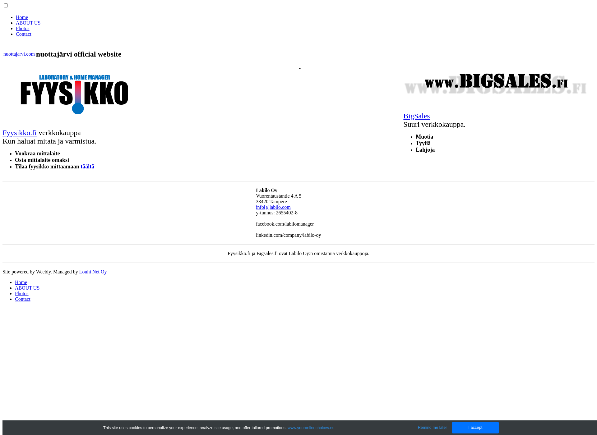 Screenshot for bigsales.fi