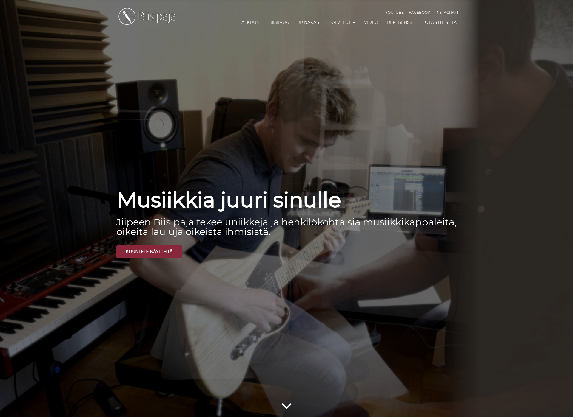 Screenshot for biisipaja.fi