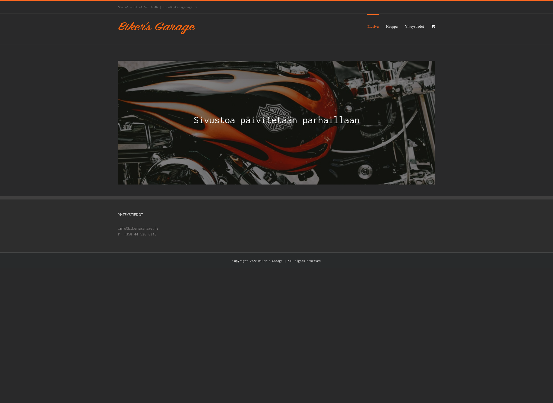 Screenshot for bikersgarage.fi