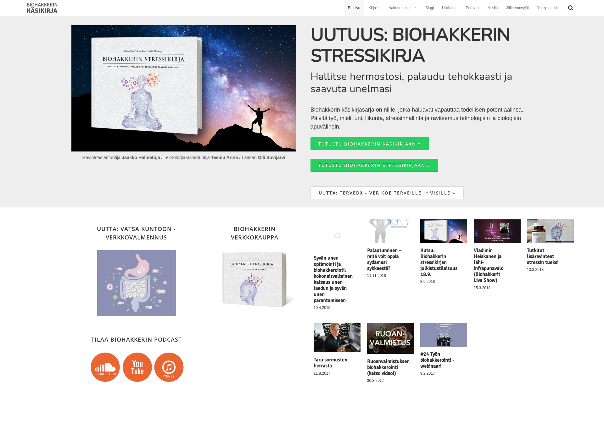 Skärmdump för biohakkerit.fi