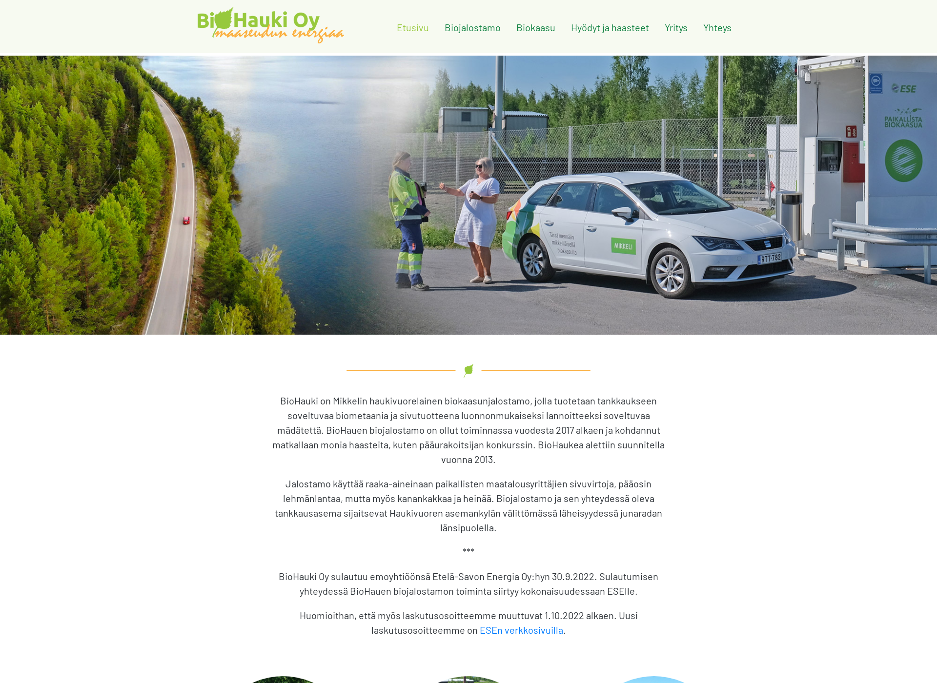 Screenshot for biohauki.fi